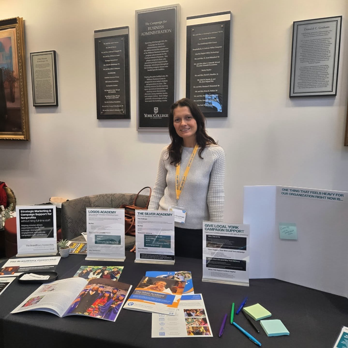 So grateful for the opportunity to connect with nonprofit leaders and those supporting their work at the @givelocalyork Nonprofit Connect Summit at York College of Pennsylvania this morning. Always inspired by the heart and dedication in this communi