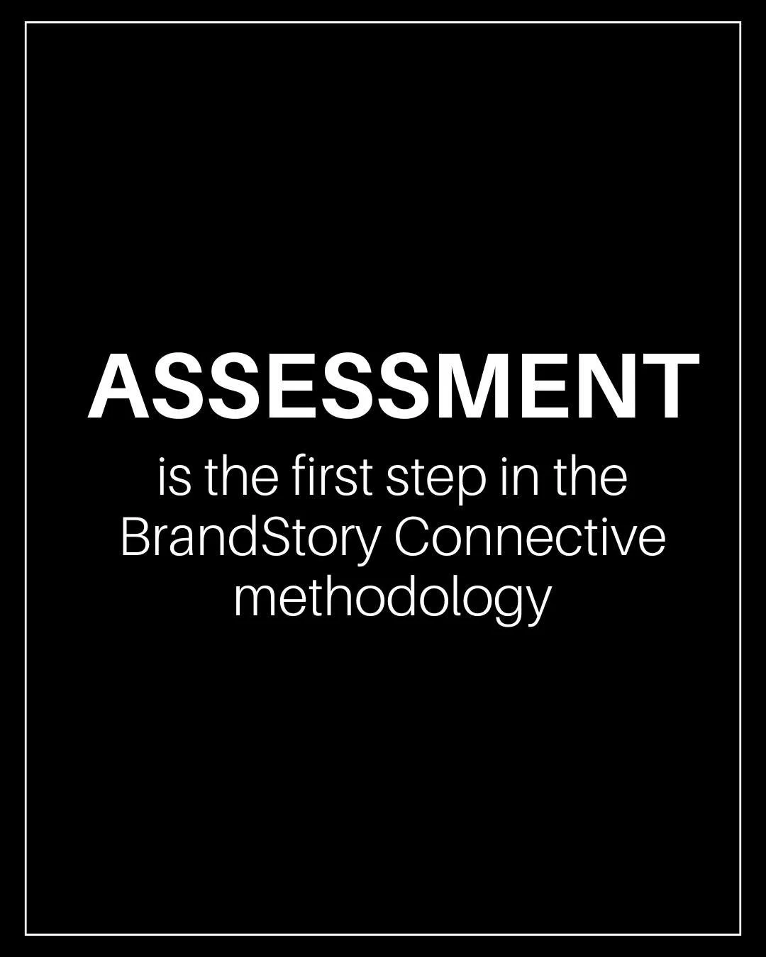 Why do I start with an assessment? Because gaining clarity on what's working and what's not is one of the most valuable things you can do for your business. If you start taking action before clearly understanding the problem, you risk confusion, wast