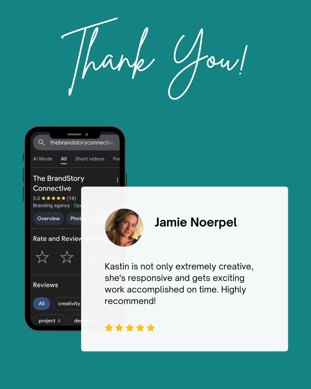 Client feedback like this reminds me why I do this work.

Thank you.