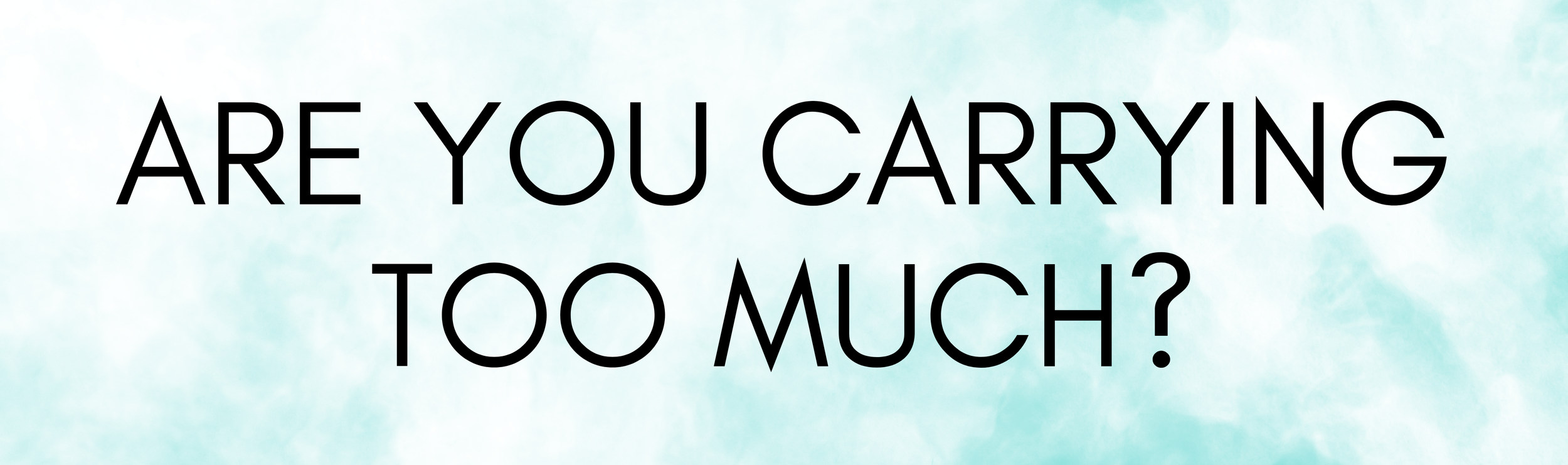 When You’re Carrying Everything as a Leader