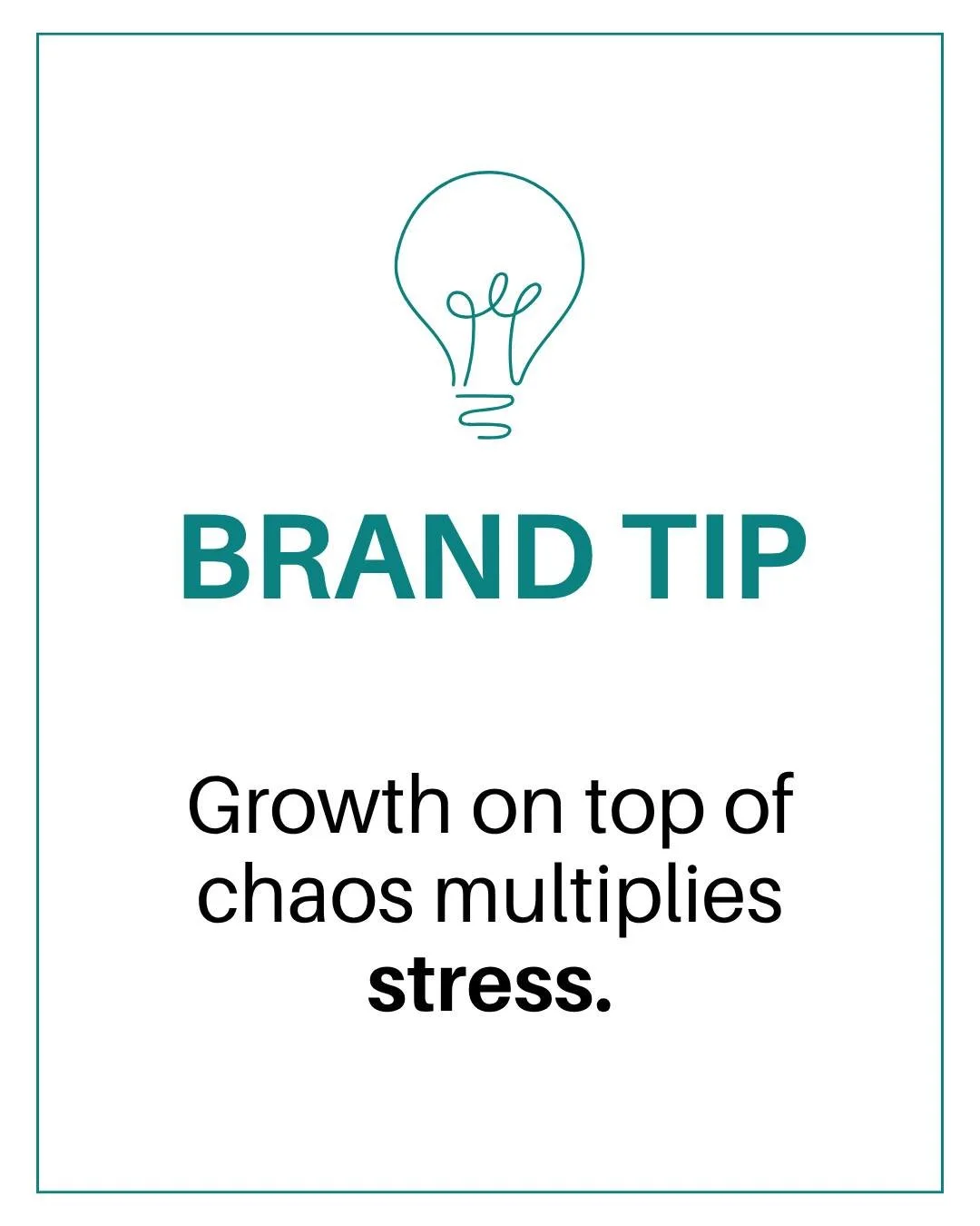 Many leaders try to do everything at once, especially when things feel behind or under pressure.

But real growth doesn&rsquo;t come from adding more.
It comes from getting stable first.

Stabilize what&rsquo;s broken.
Clarify what&rsquo;s unclear.
T