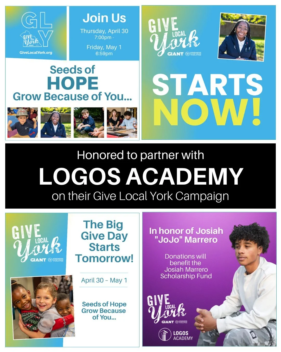 I&rsquo;ve had the opportunity to work with Logos Academy on their Give Local York campaign for the past few years, and it&rsquo;s always a privilege to come alongside their efforts on such a meaningful day of giving.

Give Local York is a 24-hour gi
