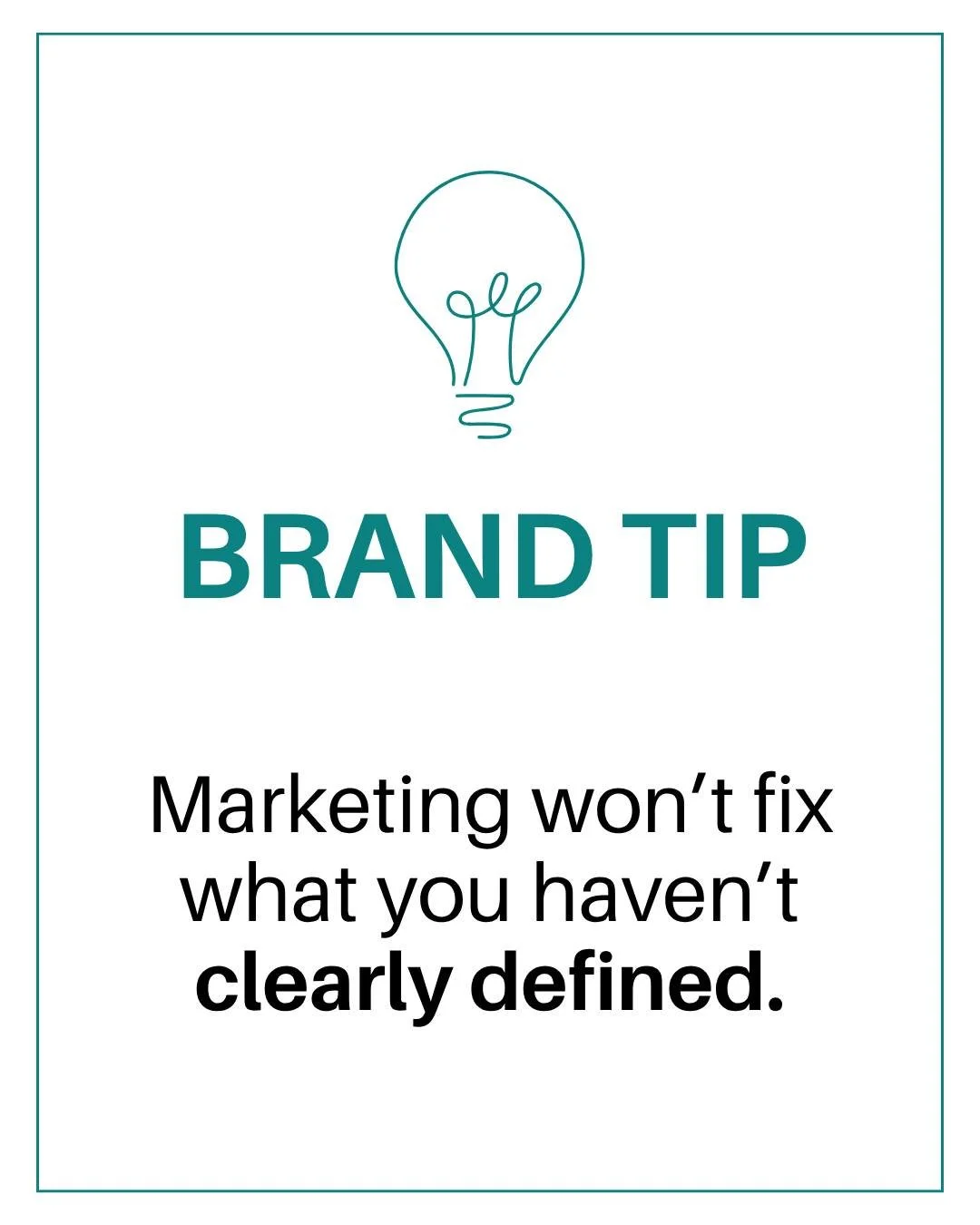 You can&rsquo;t promote what isn&rsquo;t clear. If your brand, message, or audience isn&rsquo;t well defined, marketing just amplifies that confusion. You might get attention, but it won&rsquo;t be the right attention, and it won&rsquo;t convert.

He