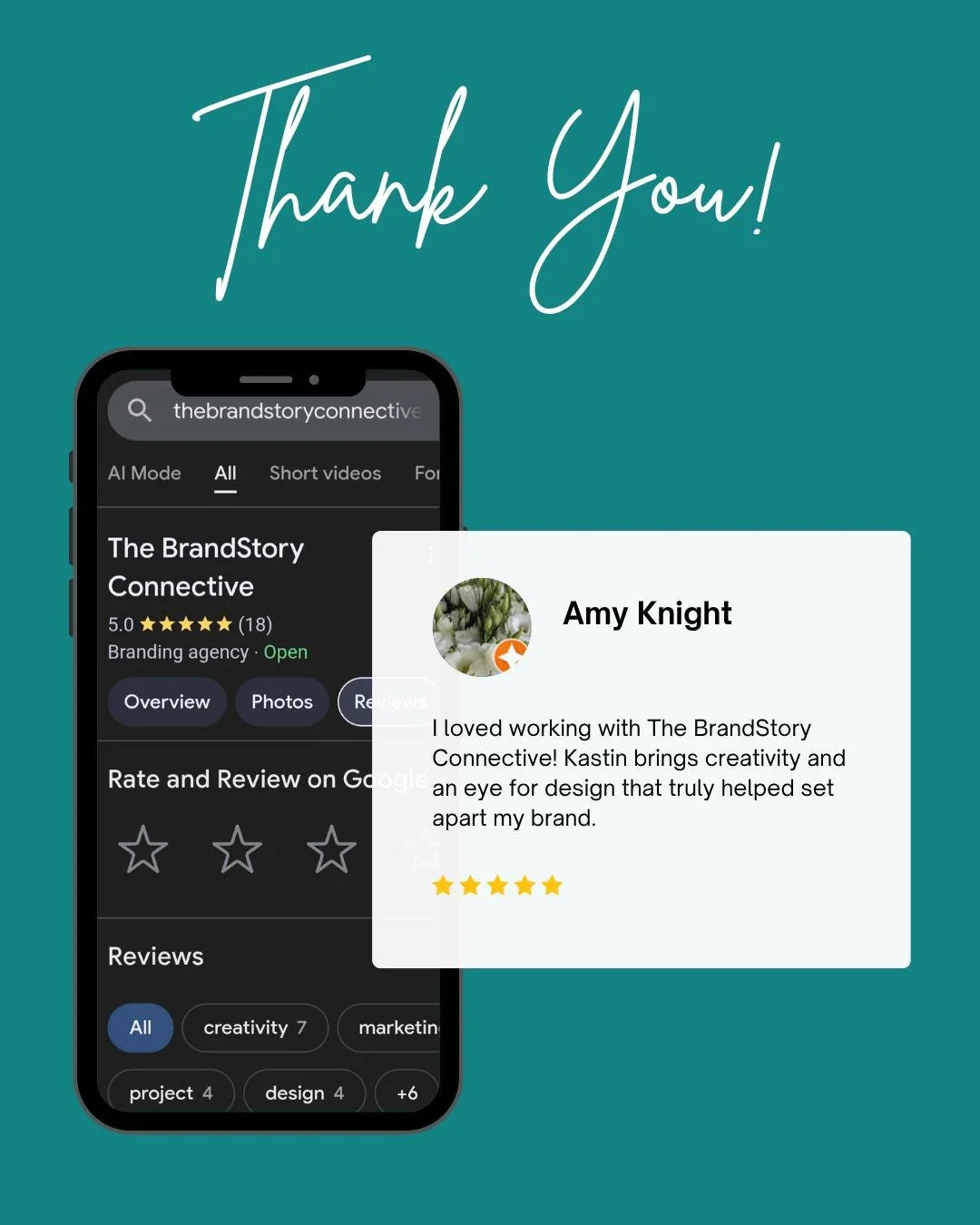 For small startups, having a brand that stands out gives you the confidence to move forward.

#thebrandstoryconnective