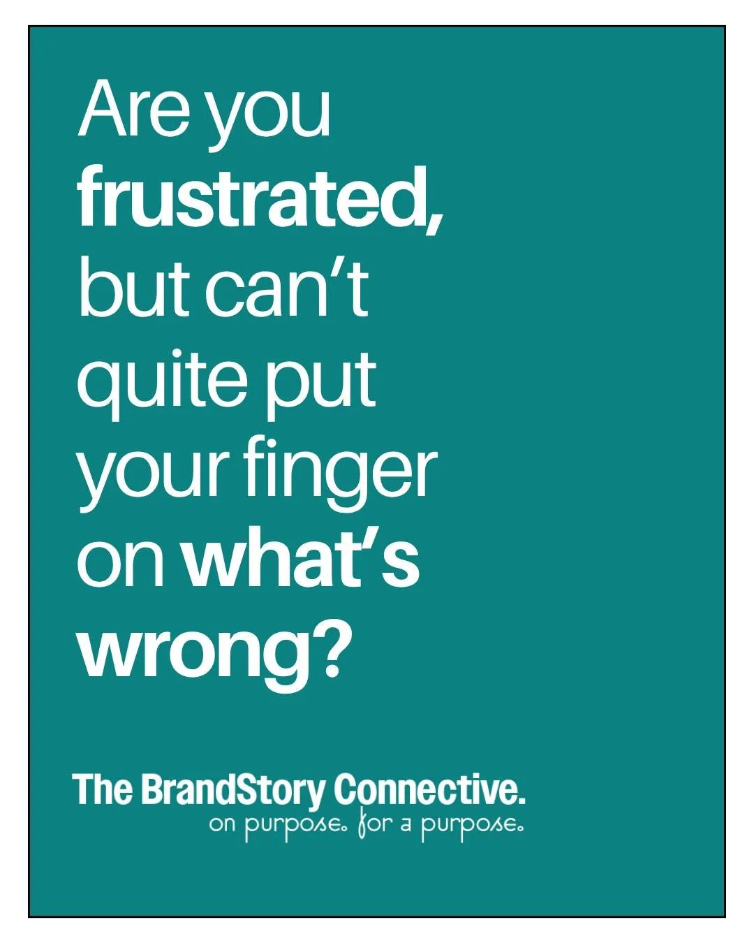 You&rsquo;re feeling stressed all the time. Something feels off, but you can&rsquo;t quite put your finger on what it is.

Nothing is really falling apart, but things aren&rsquo;t running smoothly either.

A lot of times, it&rsquo;s not one big issue