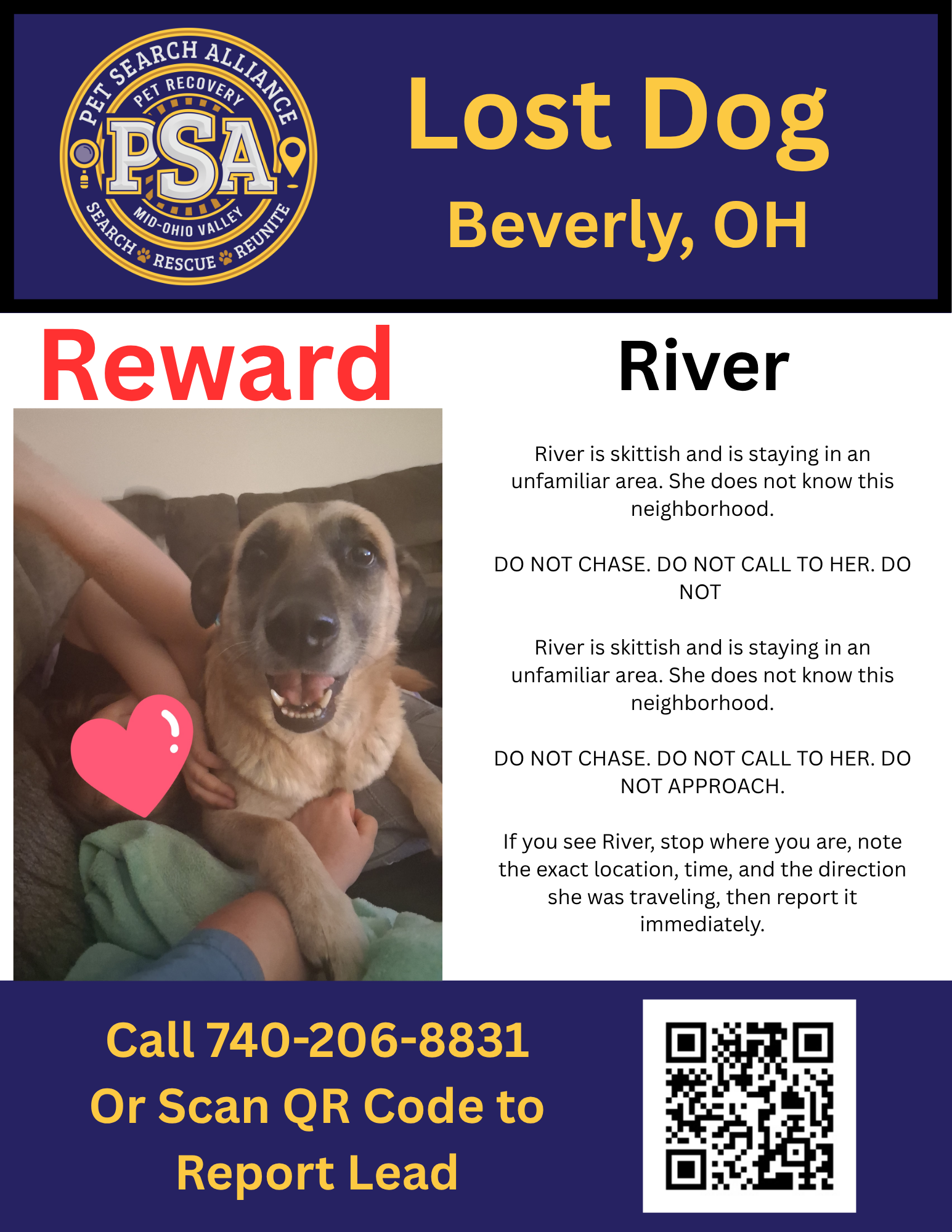 River Missing From Beverly OH