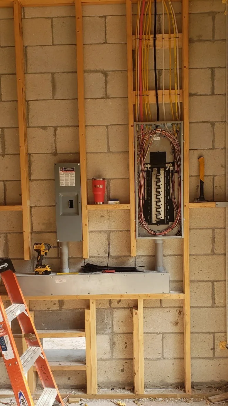 New Construction Electrical Panel