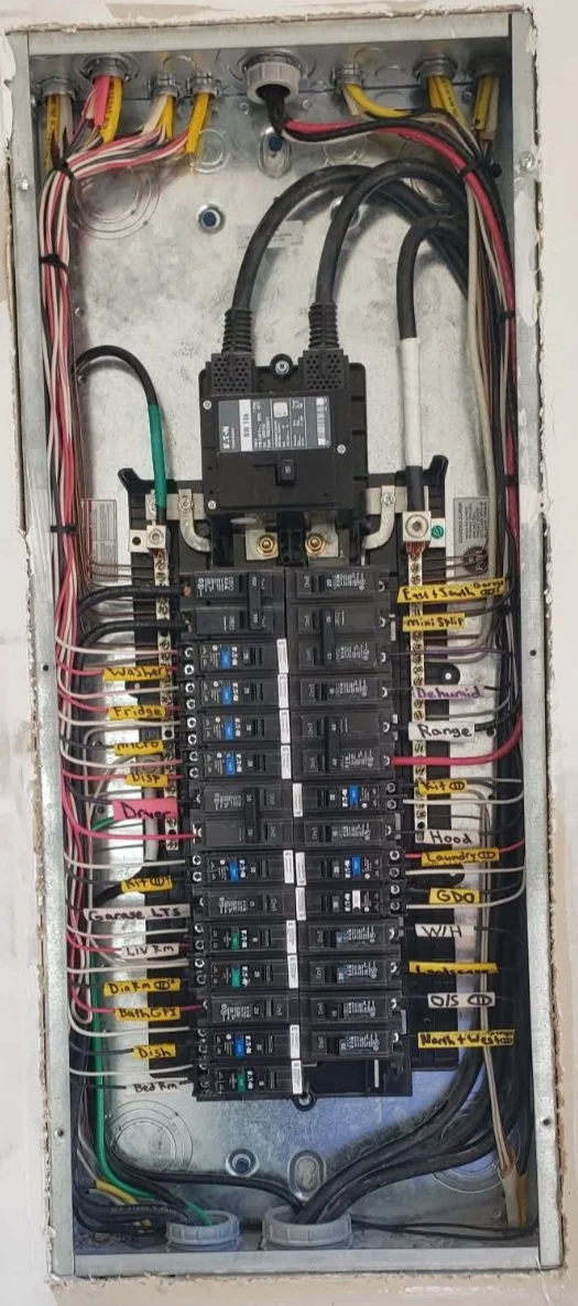 New Construction Electrical Panel