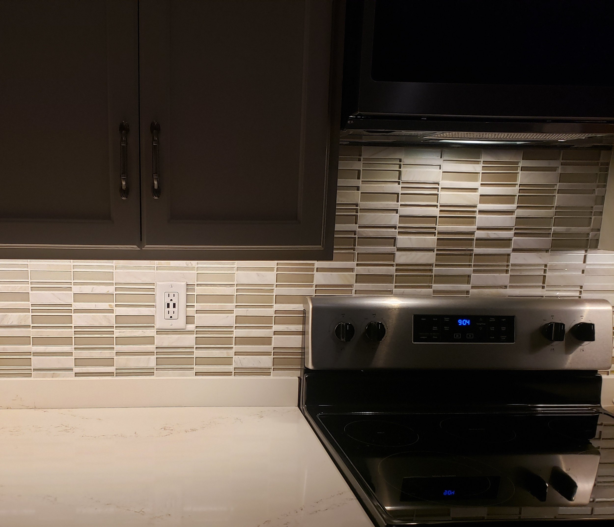Adding under cabinet accent lighting!