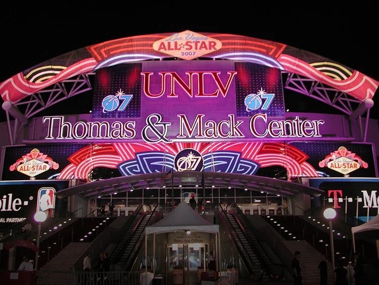 NBA All-Star Game Arena Night View