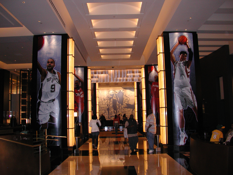 Hotel interior graphics (vinyl film)