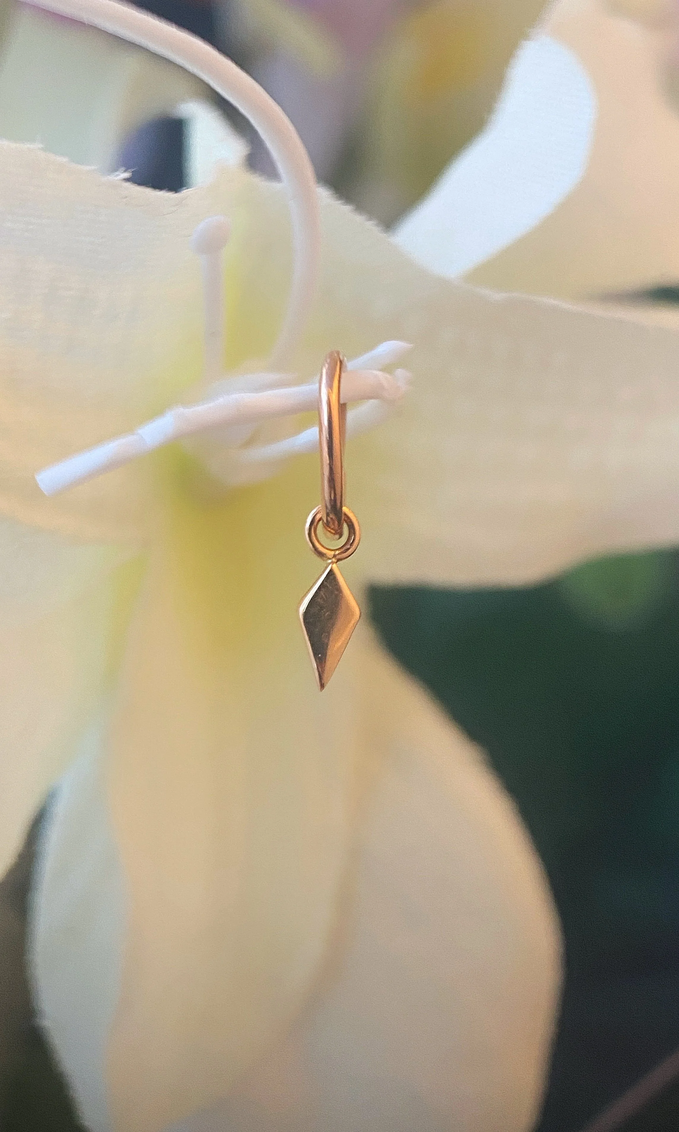 BVLA 14k Gold Flat Kite Charm