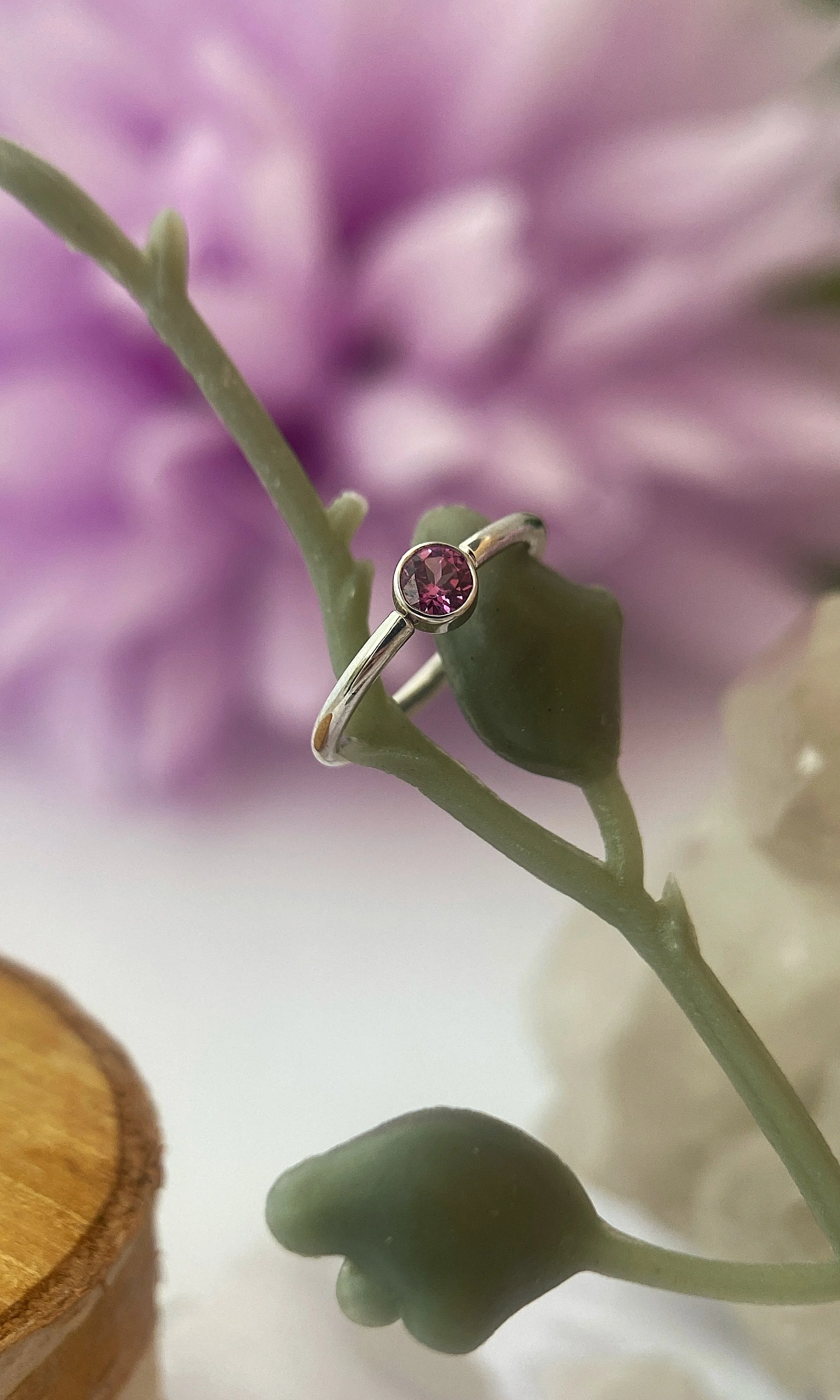BVLA 14k Gold Bezel Ring