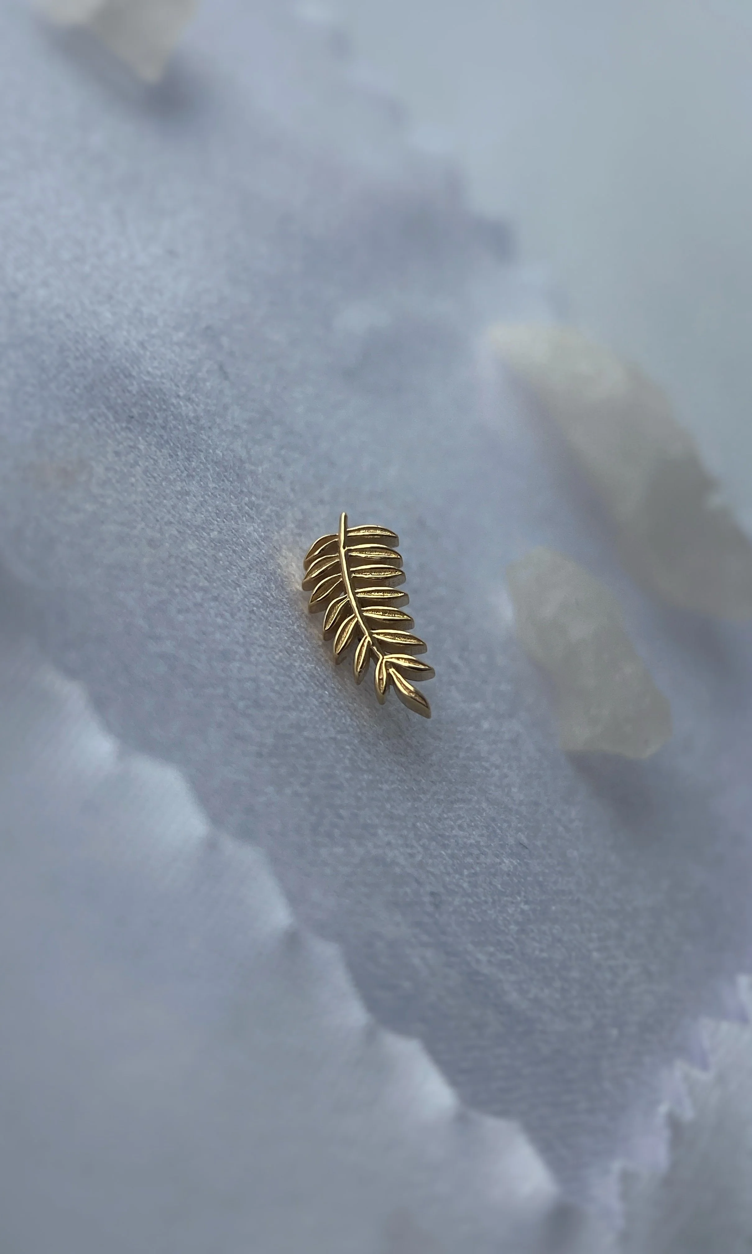 BVLA 14k Gold Tiny Fern