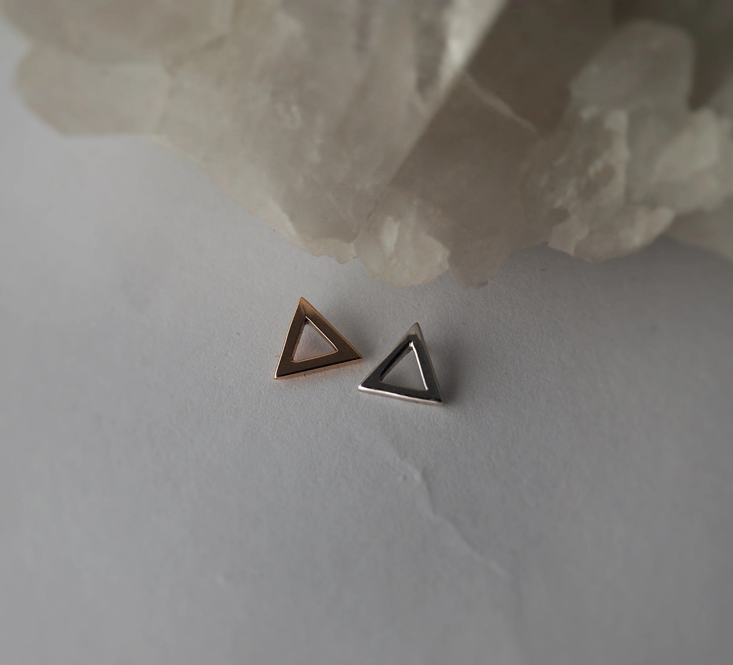 BVLA 14k Gold Open Triangle
