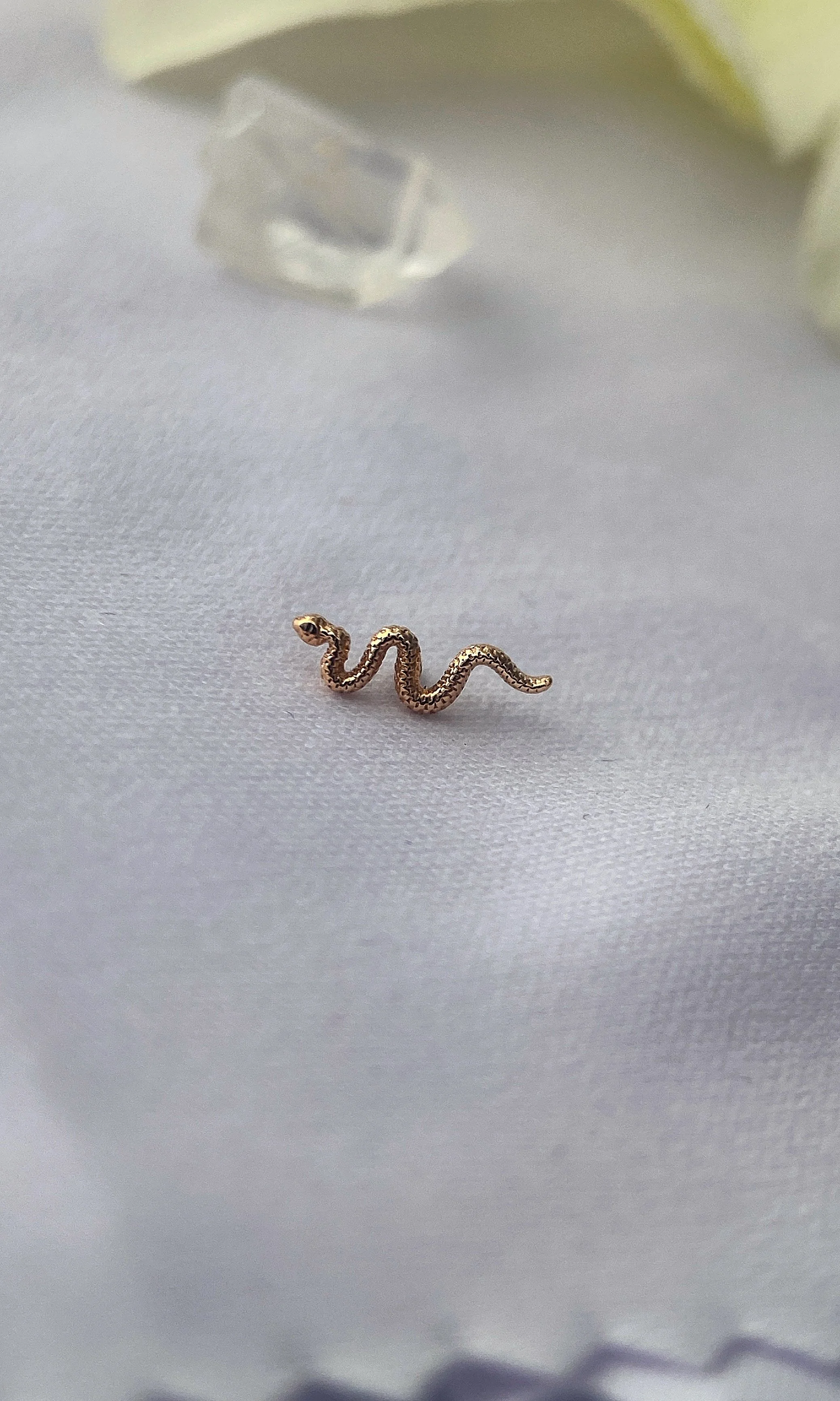 BVLA 14k Gold Delicate Snake