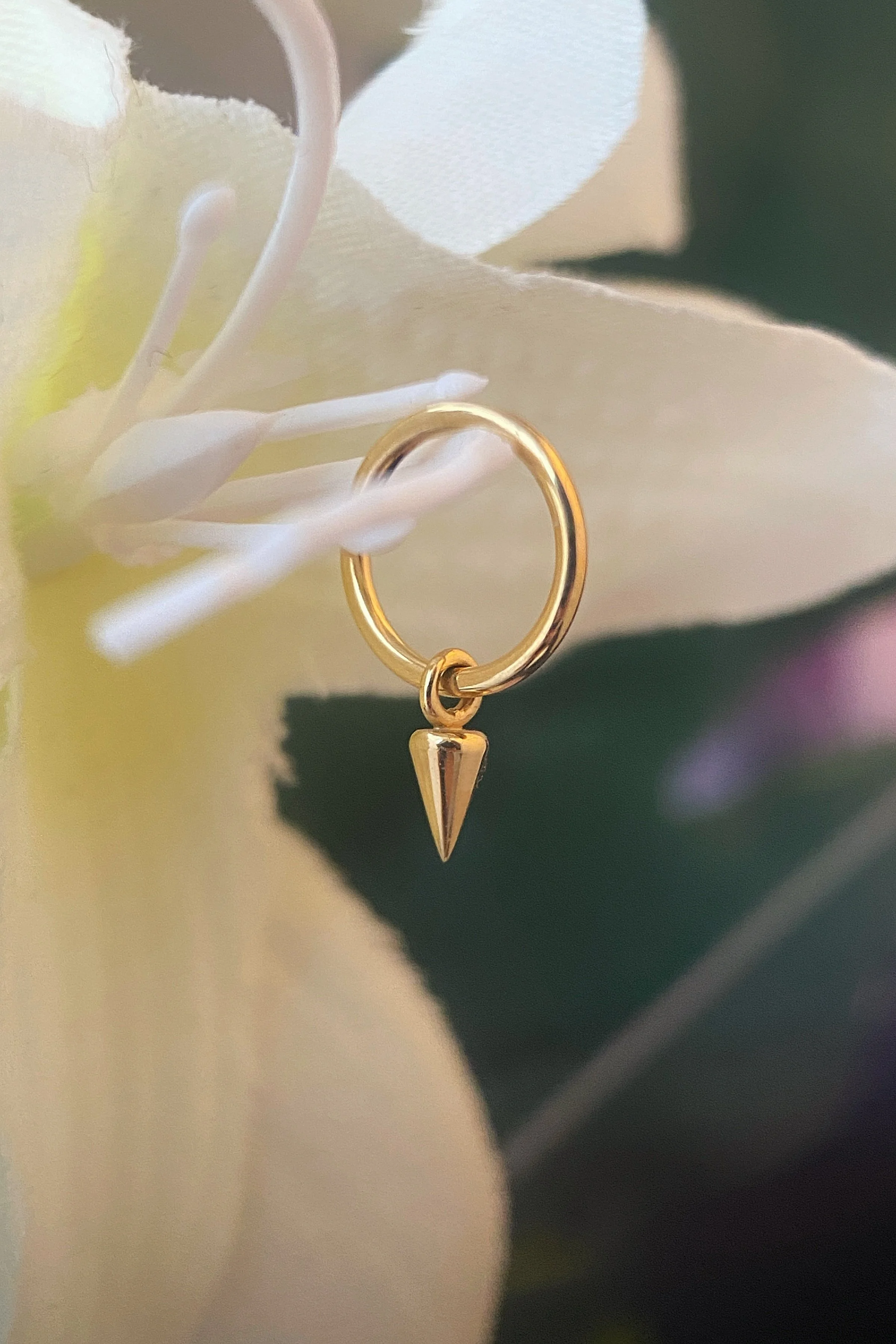 BVLA 14k Gold Spike Charm
