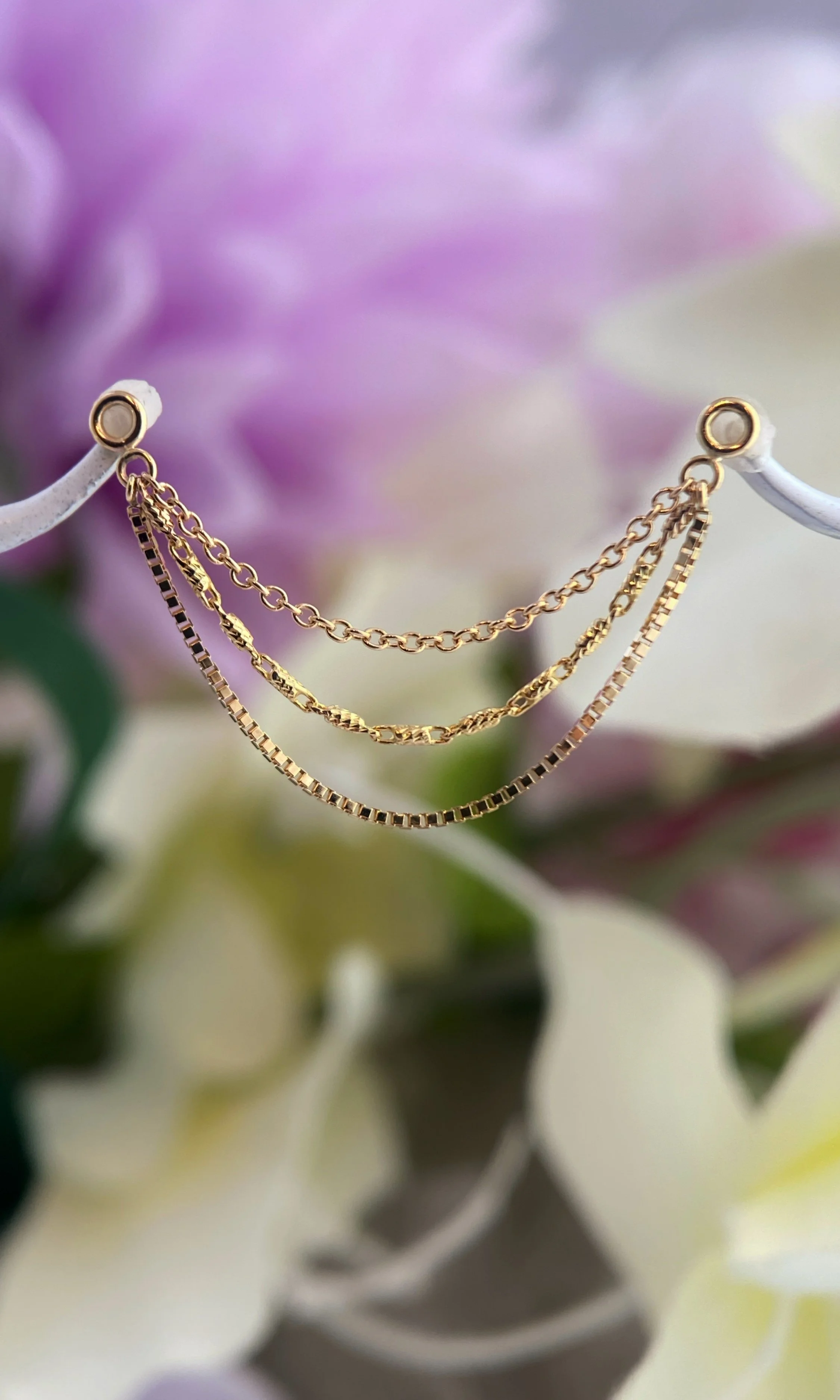 BVLA 14k Gold Louisa Triple Chain