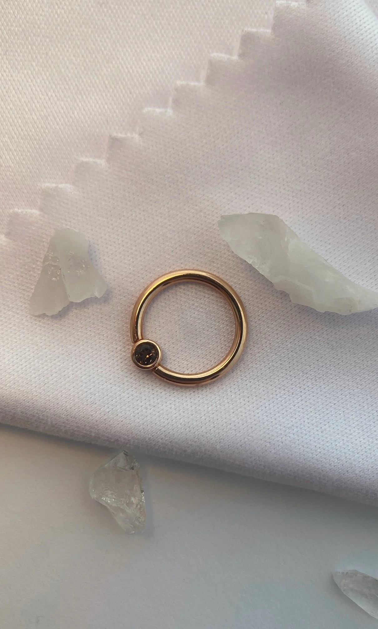 BVLA 14k Gold Bezel Ring