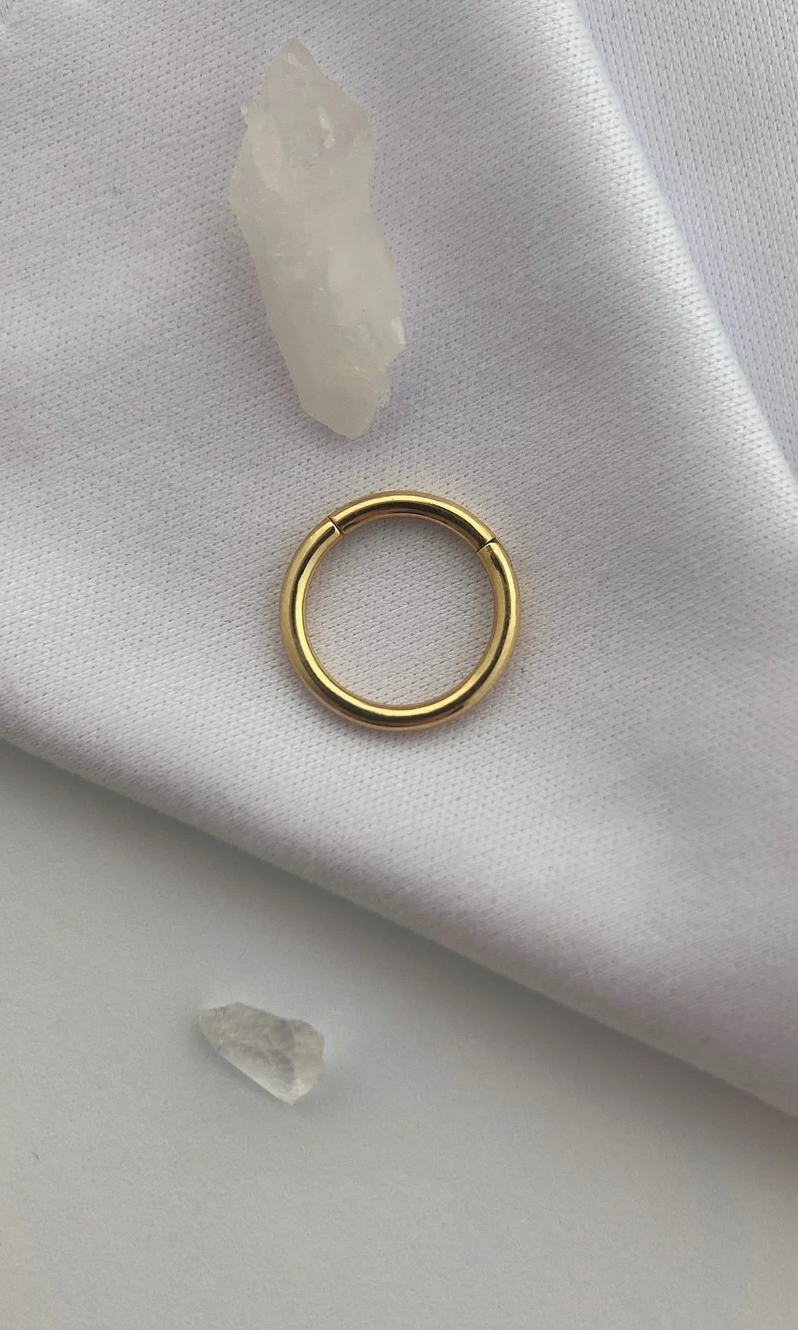 BVLA 14k Gold Snap Ring