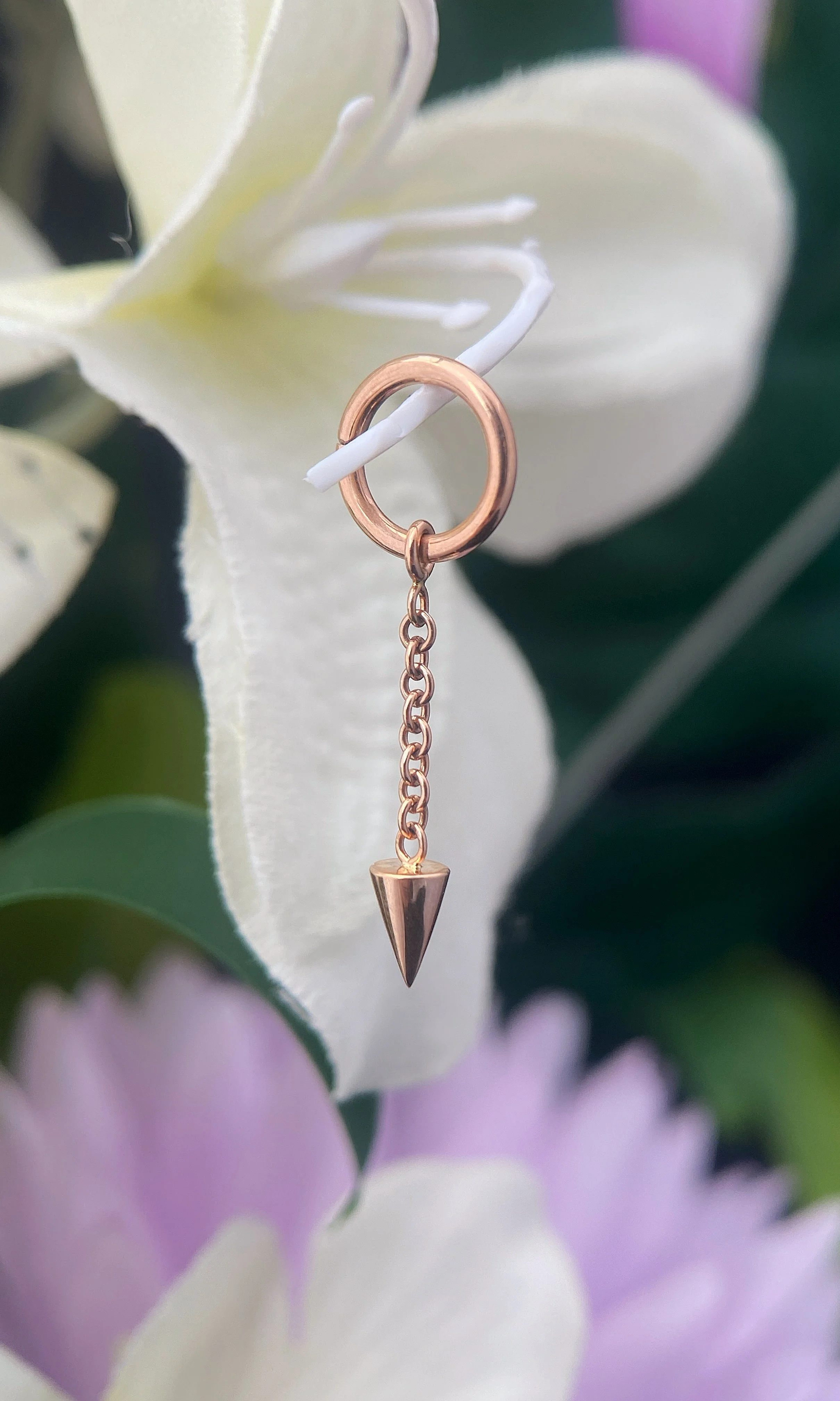BVLA 14k Gold Spike Chain Charm