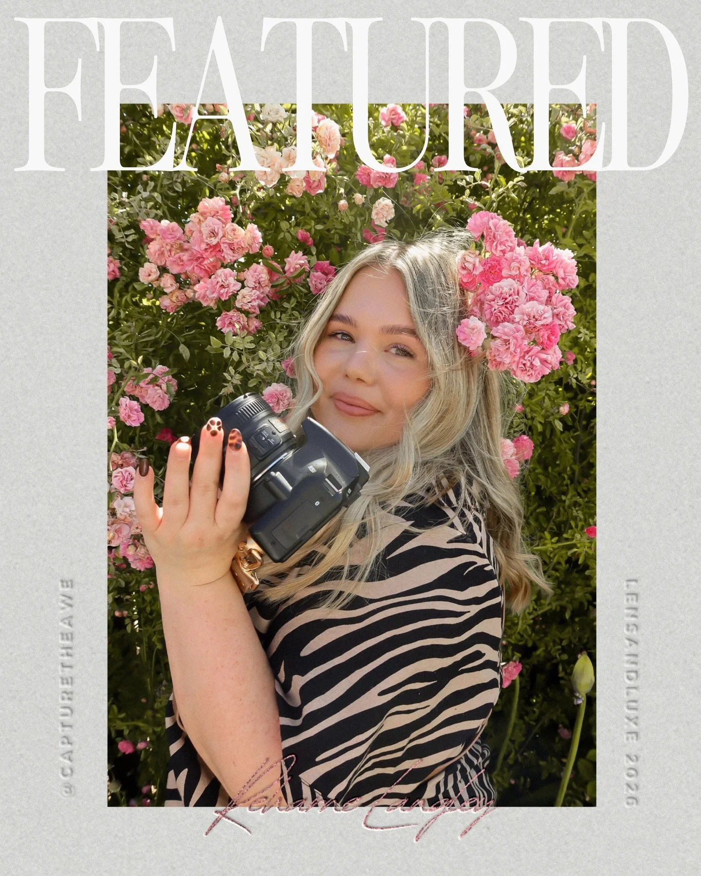 Let us welcome our featured artist of Issue 23, Reharne&nbsp;Langleyl!!!✨👏🏽

@capturetheawe

Reharne of Capture the Awe is a beautiful and instinctive fit for our Portraits Issue because her work radiates sincerity. The warmth woven through these i