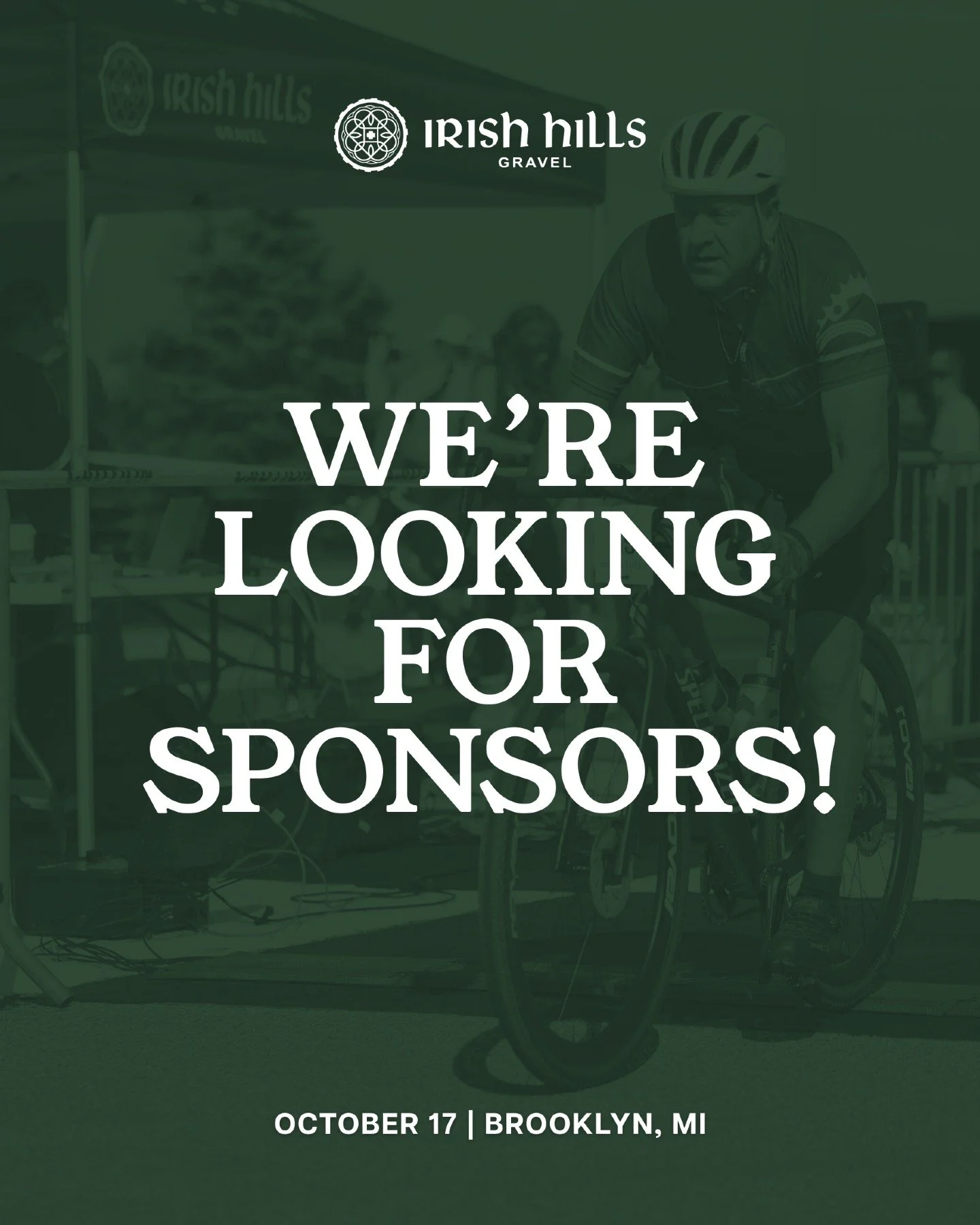 We are looking for early sponsors who want to support local riders and help grow the gravel community in Jackson County. If that sounds like you, get involved at www.irishhillsgravel.com/our-partners
.
.
.
#IrishHillsGravel #SupportLocal #CommunityPa