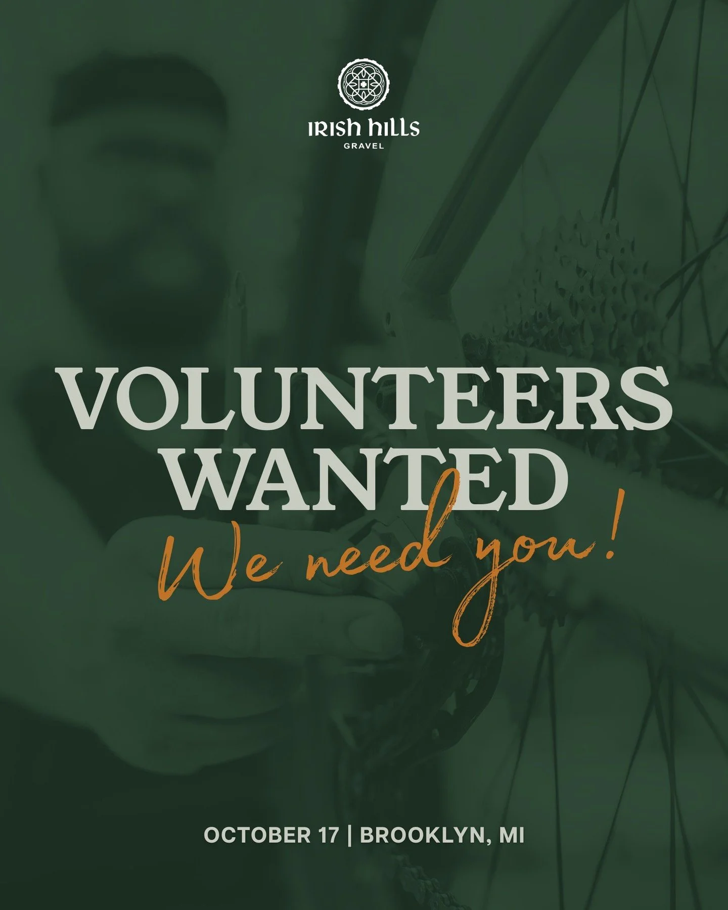 Our volunteers bring so much heart to race day.

From greeting riders to supporting intersections, they help create the experience everyone talks about.

If you want to be part of the crew, sign up at irishhillsgravel.com/volunteer!
.
.
.
#IrishHills