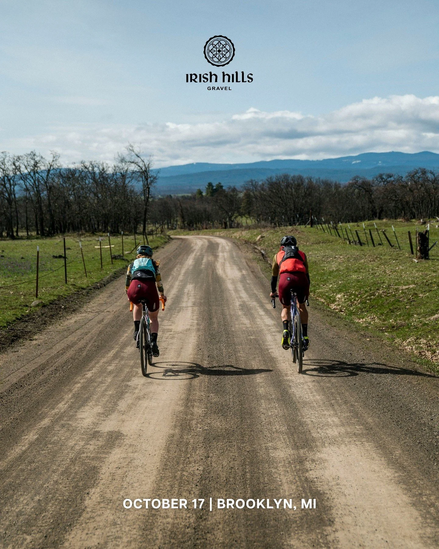 March means longer days and those first hints of spring.

More light, more hope, more chances to ride Michigan gravel again.
Keep October 17 on your radar at irishhillsgravel.com!
.
.
.
#IrishHillsGravel #MichiganSpring #GravelCommunity