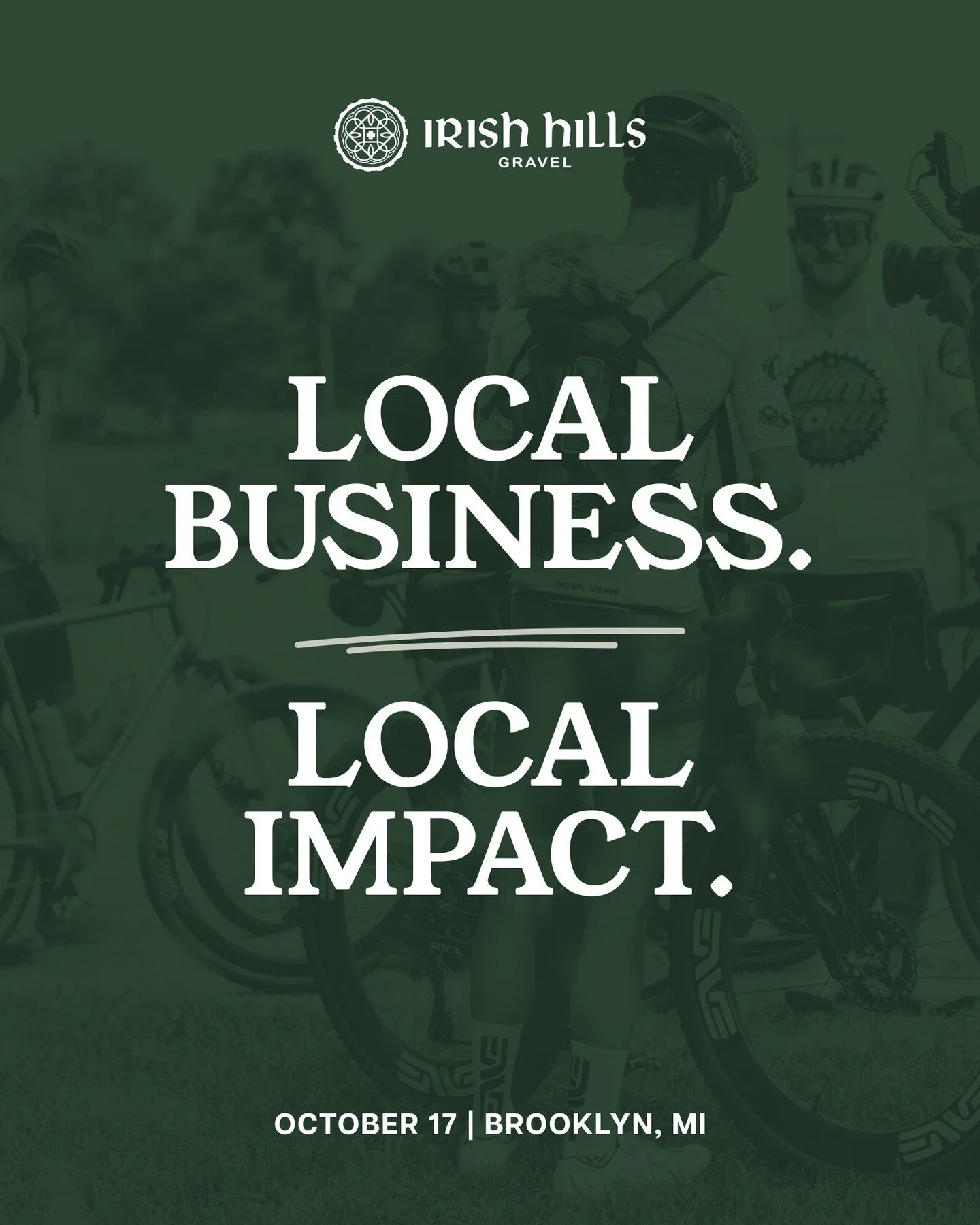 Irish Hills Gravel brings riders, families, and supporters into Jackson County all weekend long.

It is a powerful opportunity for local partners.
If you want your business involved, visit irishhillsgravel.com/our-partners
.
.
.
#IrishHillsGravel #Su