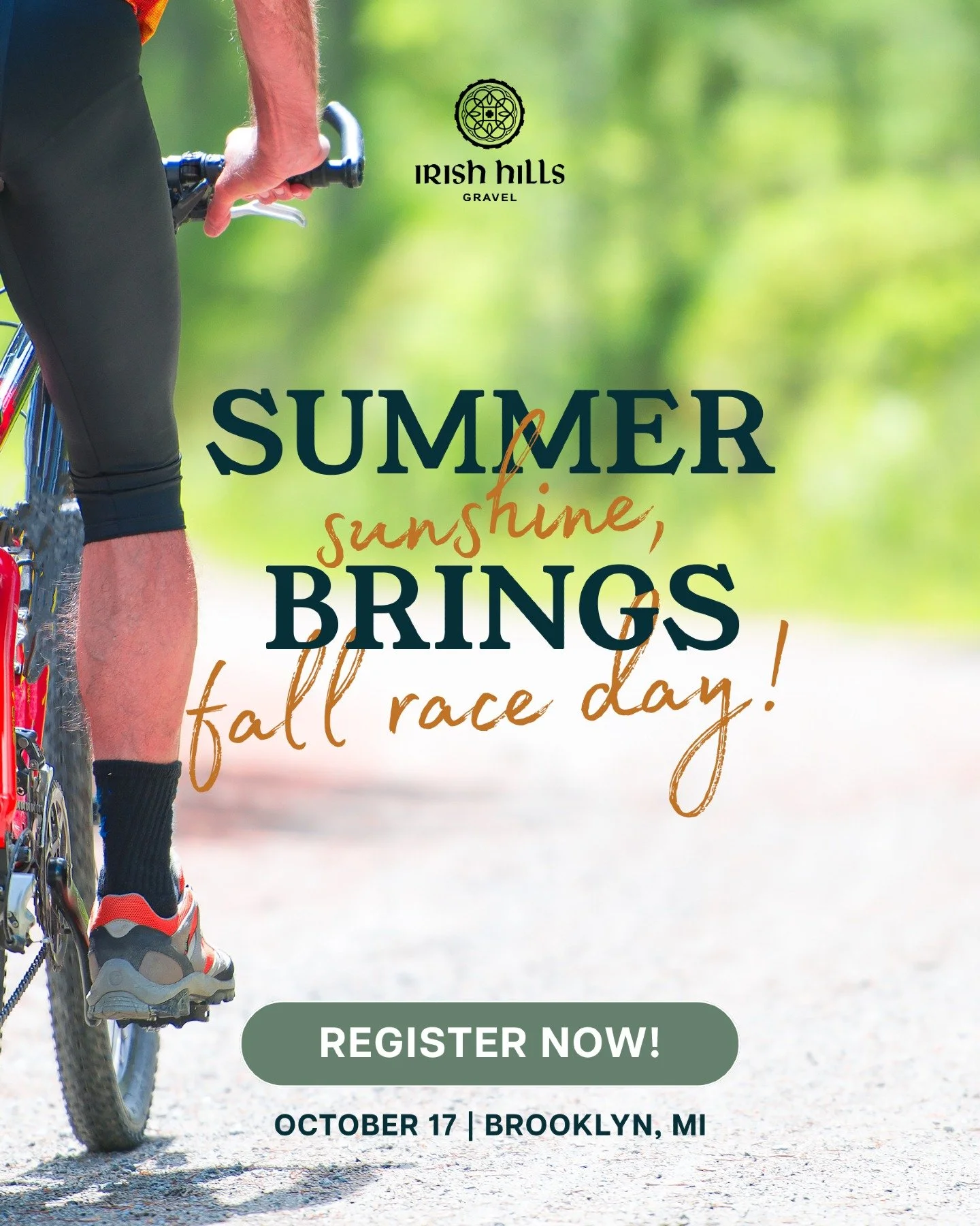 Summer is right around the corner, which means gravel season is officially on. Set your sights on October and join us for the ride. Register at IRISHHILLSGRAVEL.COM
.
.
.
#IrishHillsGravel #RegisterNow #MichiganCycling