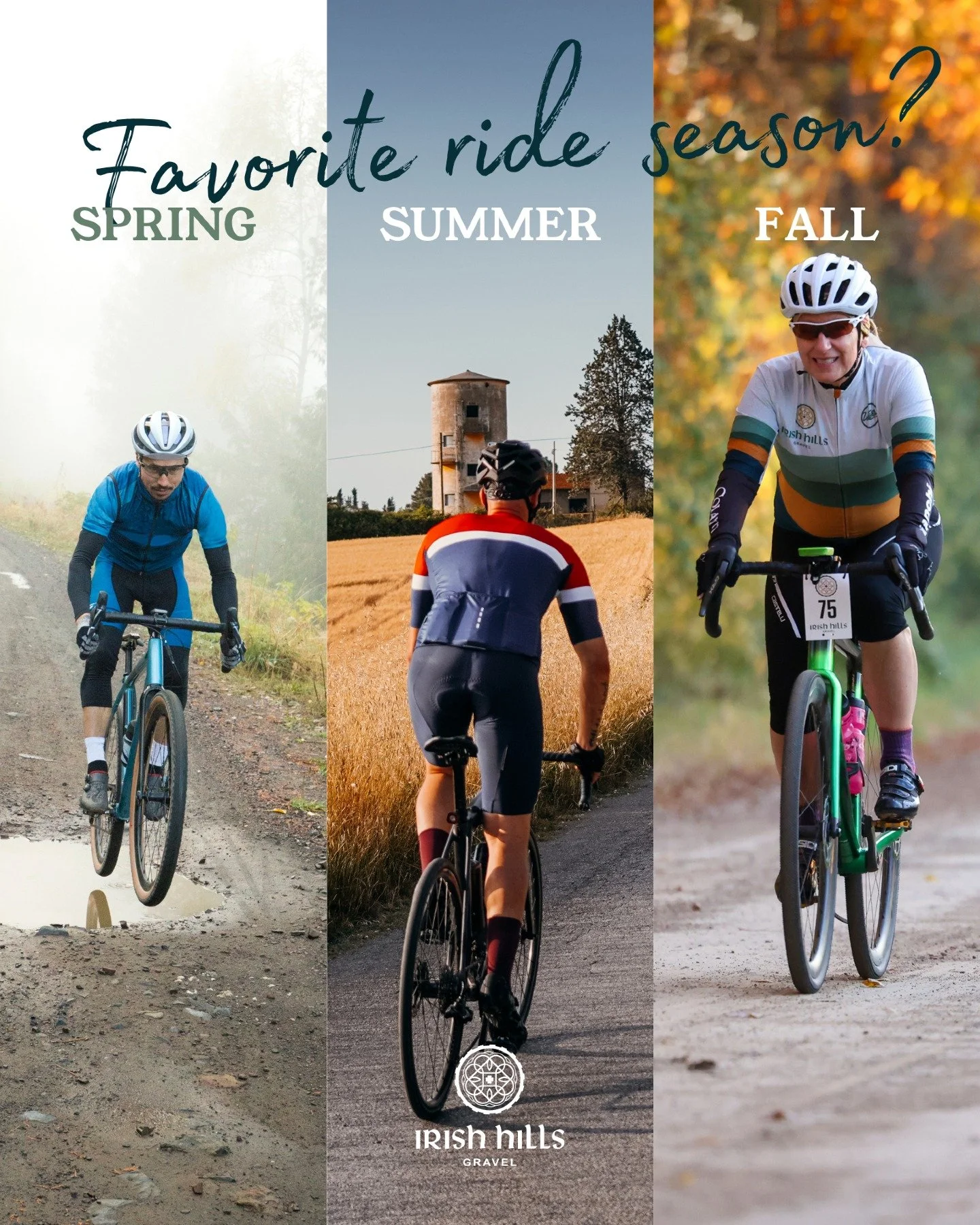 Michigan debate of the day: which season is the best for gravel riding &mdash; spring, summer, or fall?
Cast your vote in the comments.
.
.
.
#IrishHillsGravel #GravelLife #PureMichigan