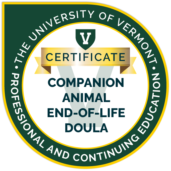 companion animal end-of-life doula badge