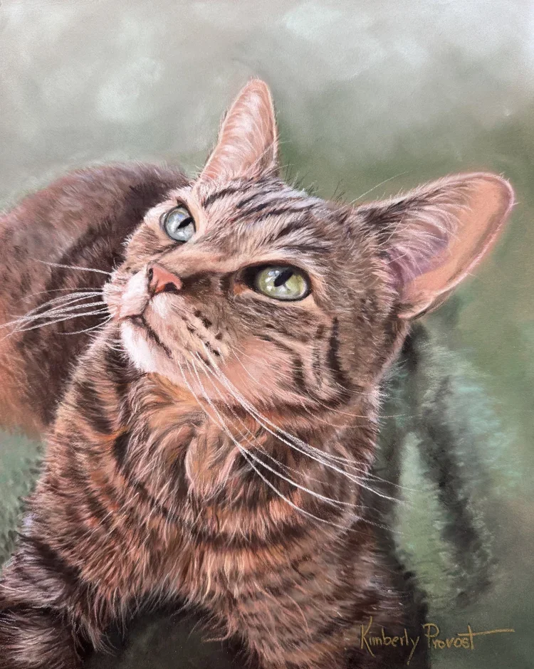 painting of cat