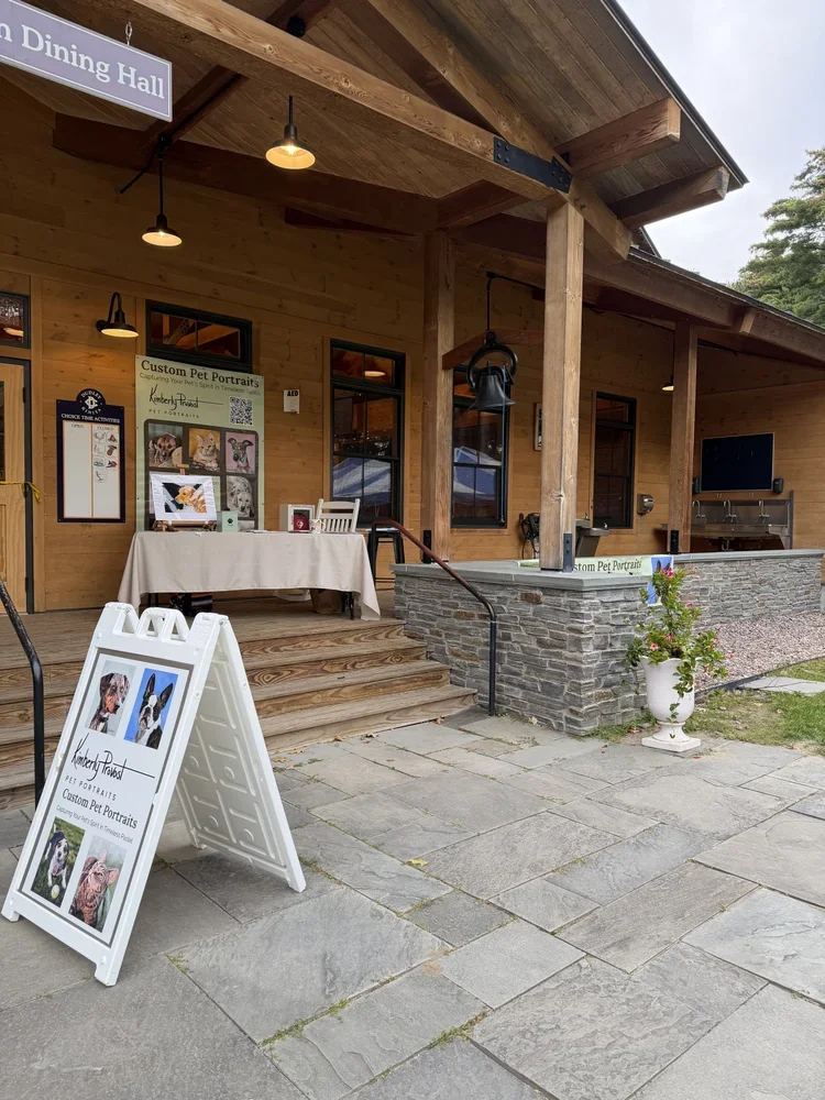Kim exhibiting at Camp Dudley at Kinya