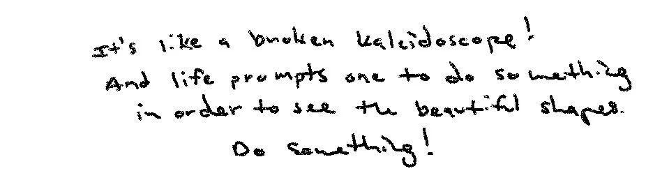 Broken kaleidoscope