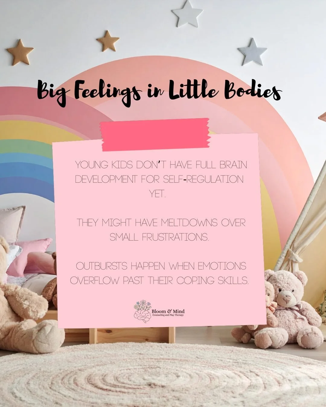 When a child&rsquo;s emotions overflow, their body is telling us it needs support, not correction.
Co-regulation looks like: getting close, softening your voice, slowing your breathing, and showing &ldquo;I&rsquo;m right here with you.&rdquo;
Your ca