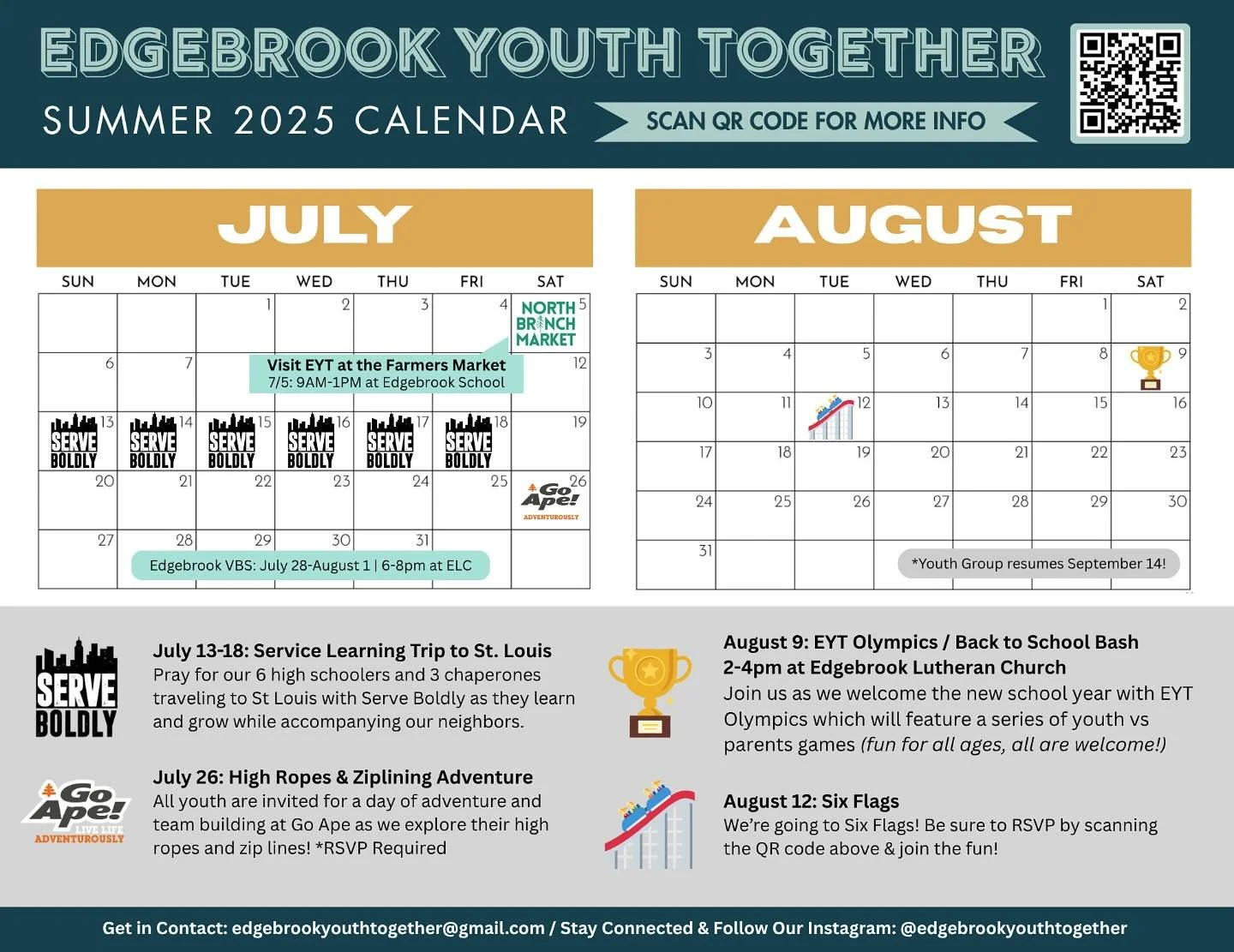 We have plenty of great events coming up! Hope to see you this summer!