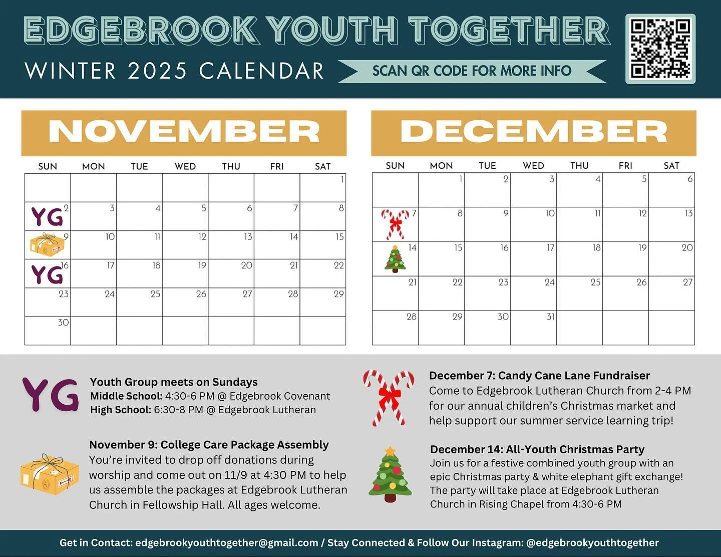 November &amp; December fun!