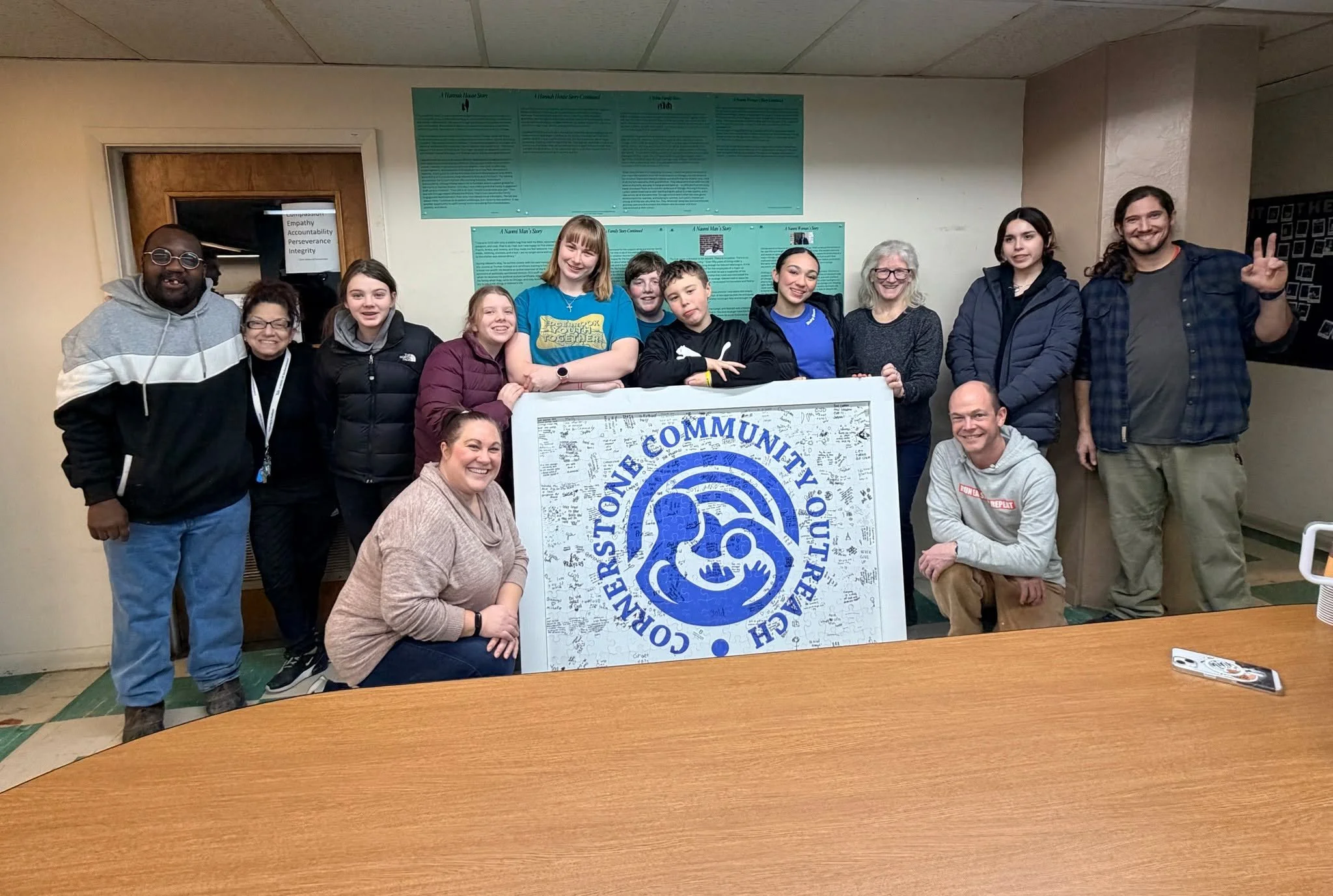 Huge thanks to all who joined EYT this past Saturday at JPUSA. We had a great day of service learning with Cornerstone Community Outreach. Located in Uptown, Chicago.

Our youth did an incredible job cleaning and reorganizing the basement of the shel