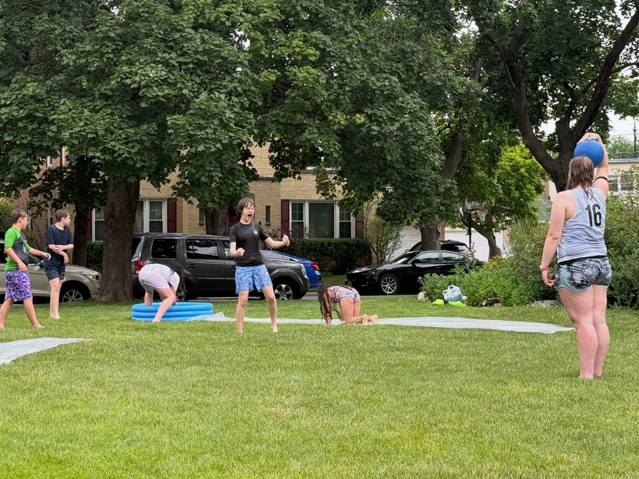 who doesn&rsquo;t love some slip &amp; slide kickball to kick off the summer!?!
