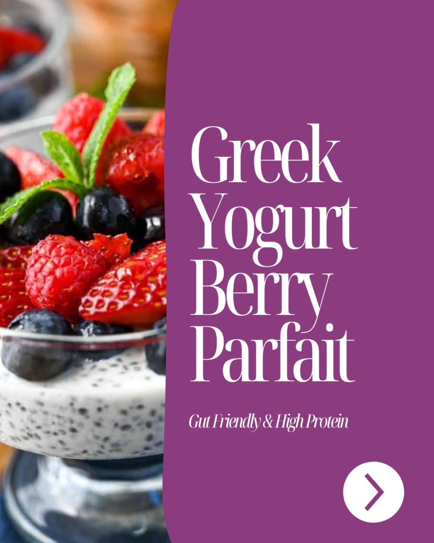 Your gut will love this one 🫶

This Greeek Yogurt Berry Parfait is simple, high in protein, and packed with fiber to support digestion and balance your energy through the day.

Save this recipe for your next breakfast or snack. 🍓✨ 

 
. 
 
gut heal