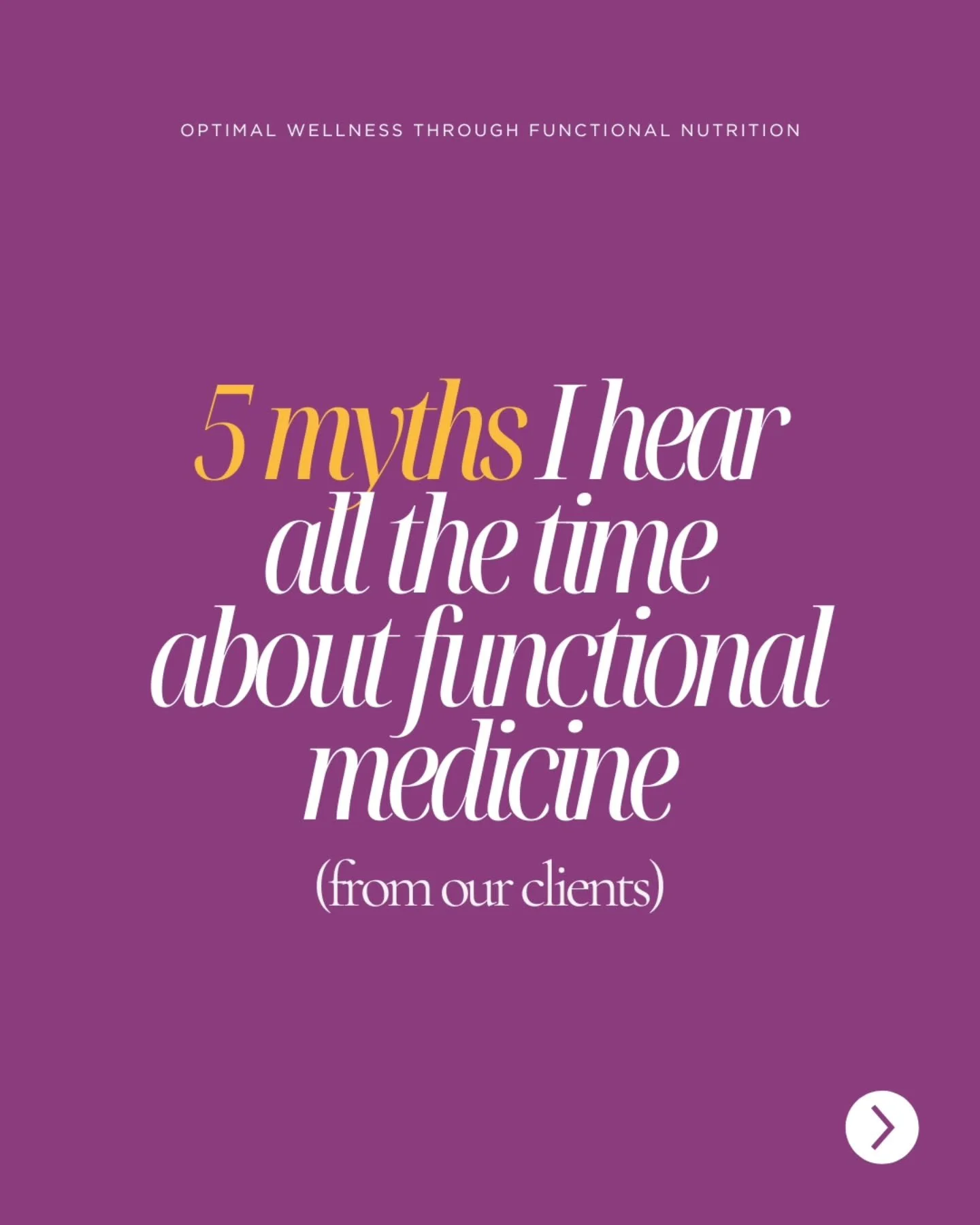 Many people misunderstand what functional medicine really is. It&rsquo;s not a quick fix or just another trend.

It&rsquo;s a deeper way of understanding your body and identifying the root cause of your symptoms. 🌿

Take the time to learn the truth 