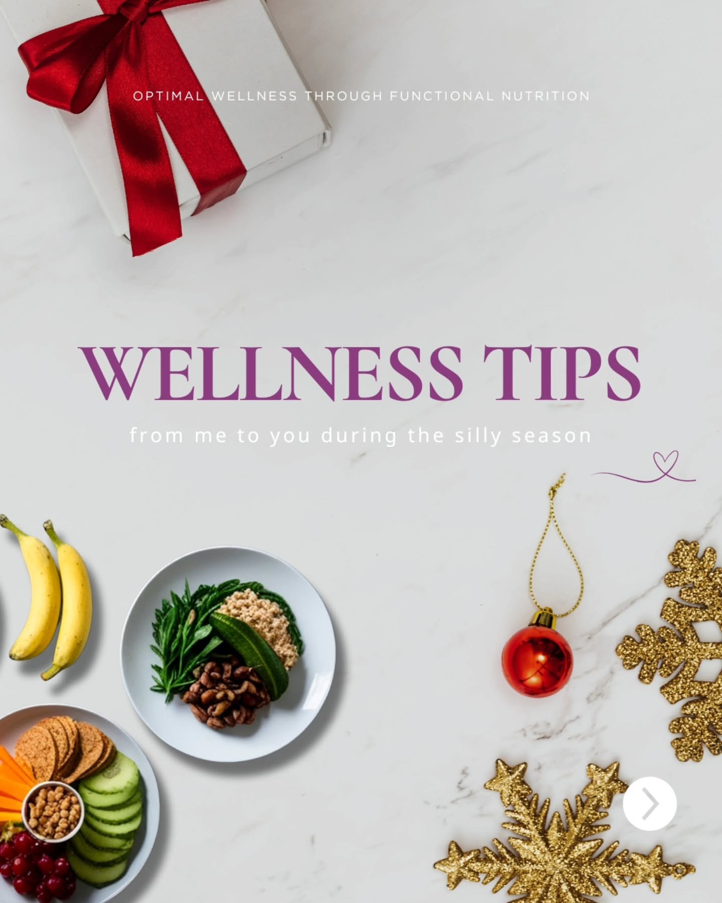 The holidays can be a lot on the body, and I feel it too. 🤍

What helps me is keeping things simple&hellip; warm meals when possible, eating at a slower pace, staying hydrated, and giving myself small breaks when the day gets busy. 

These little ch