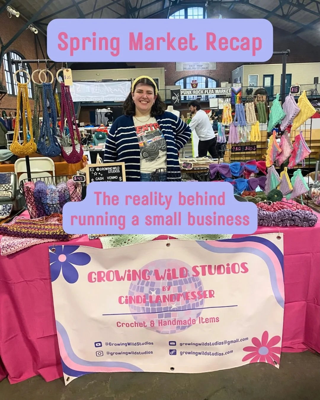 As we head into summer, and Growing Wild Studios takes a break from attending markets, I wanted to reflect on my spring markets. I won&rsquo;t lie, it was a tough market season, but I&rsquo;m learning and growing. Changes are coming, and I can&rsquo;