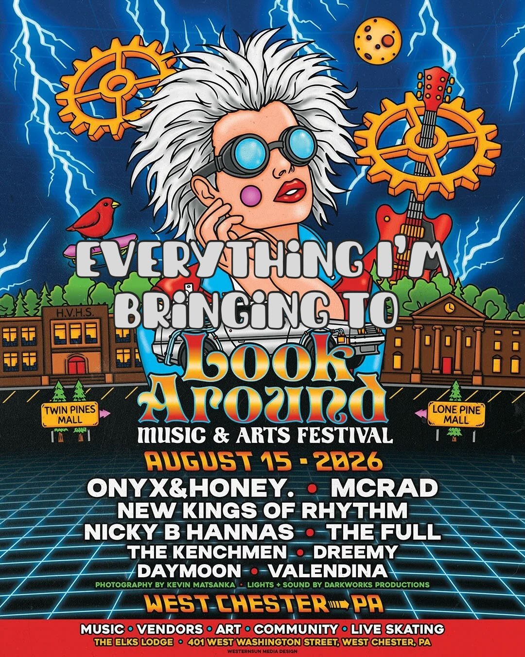 I&rsquo;m so pumped for @lookaroundfestival this Saturday 8/15! Scroll through to see all the items, in addition to the brand new T-shirts and wind spinners that I&rsquo;ll have with me. What items are you most excited to check out? 🤔🧡❤️ (And don&r