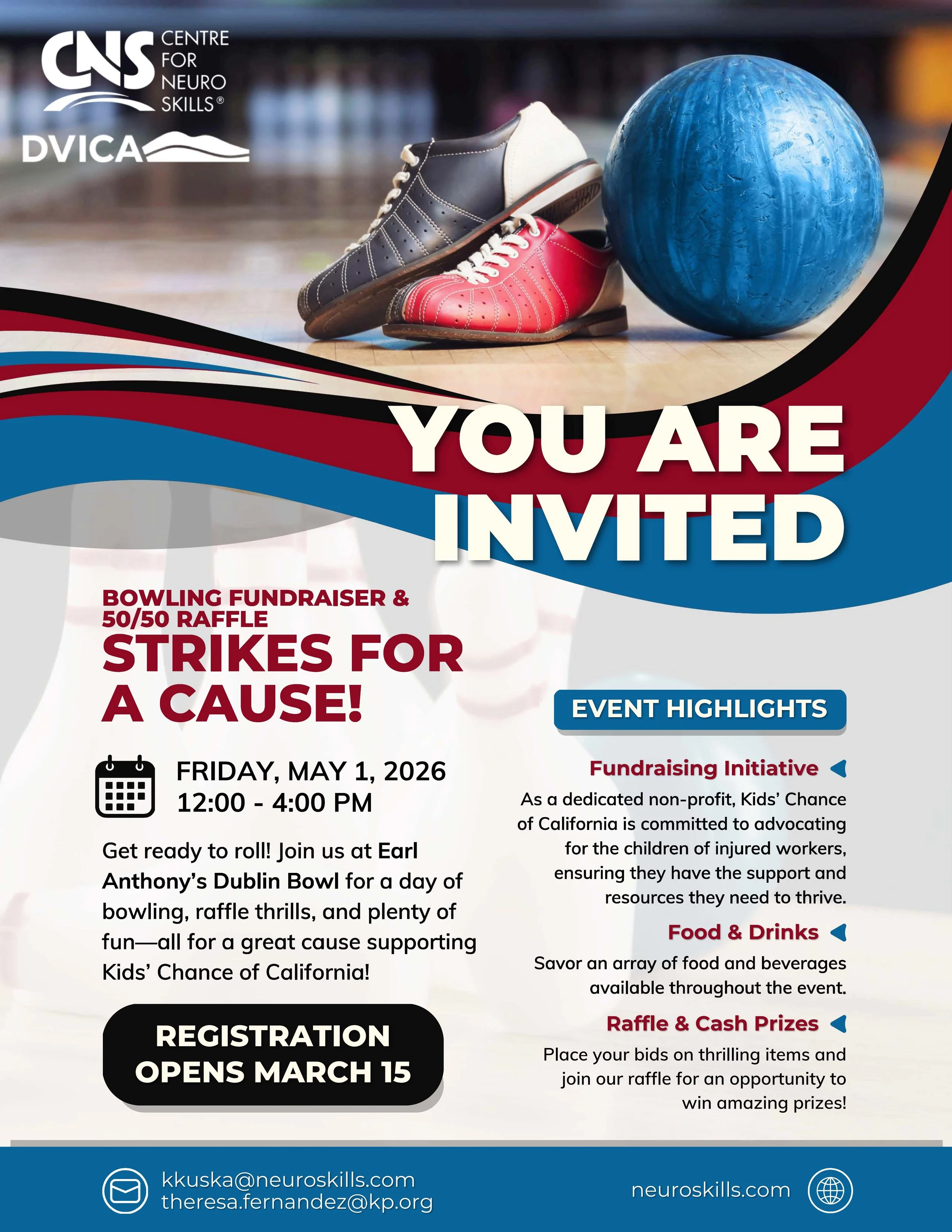 Kids' Chance Bowling Fundraiser - Strikes For A Cause