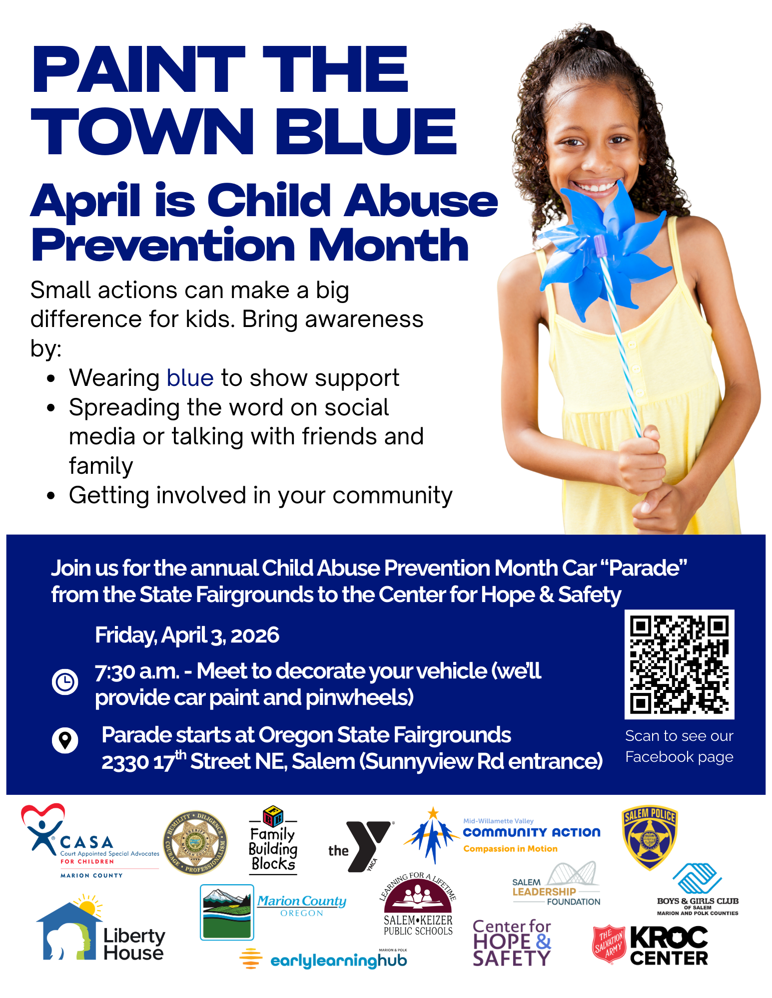 Salem Child Abuse Prevention Month Car Parade