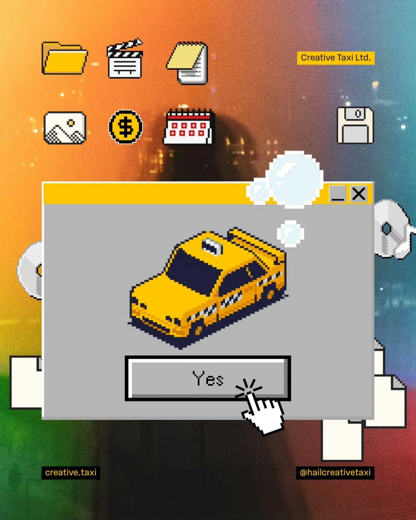 Your creative dreams show up: You in?? 🚕🫧