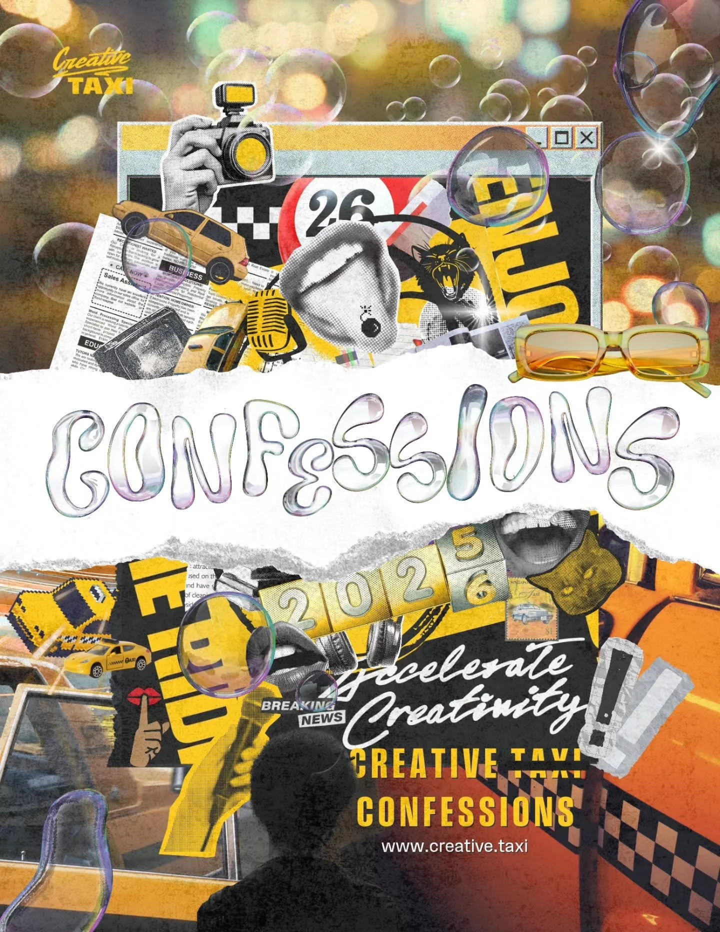 Arriving in &lsquo;26 🏁✨ Creative Taxi Confessions is your creative career co-driver. Real talk on work-life as a creative pro today, and answers to all the questions you&rsquo;d never ask want to ask in front of your boss. Co-hosted by @carrasykes 